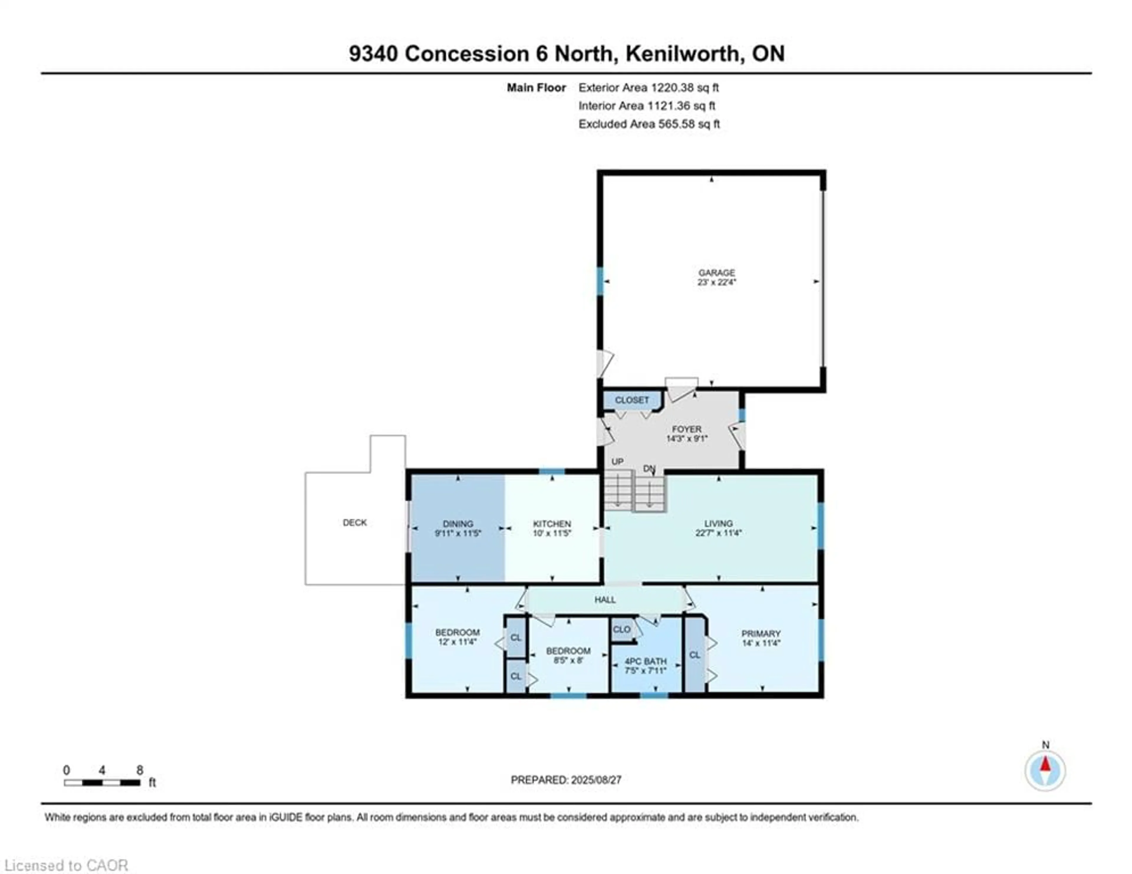 Floor plan for 9340 Concession 6 N, Wellington North Ontario N0G 2L0