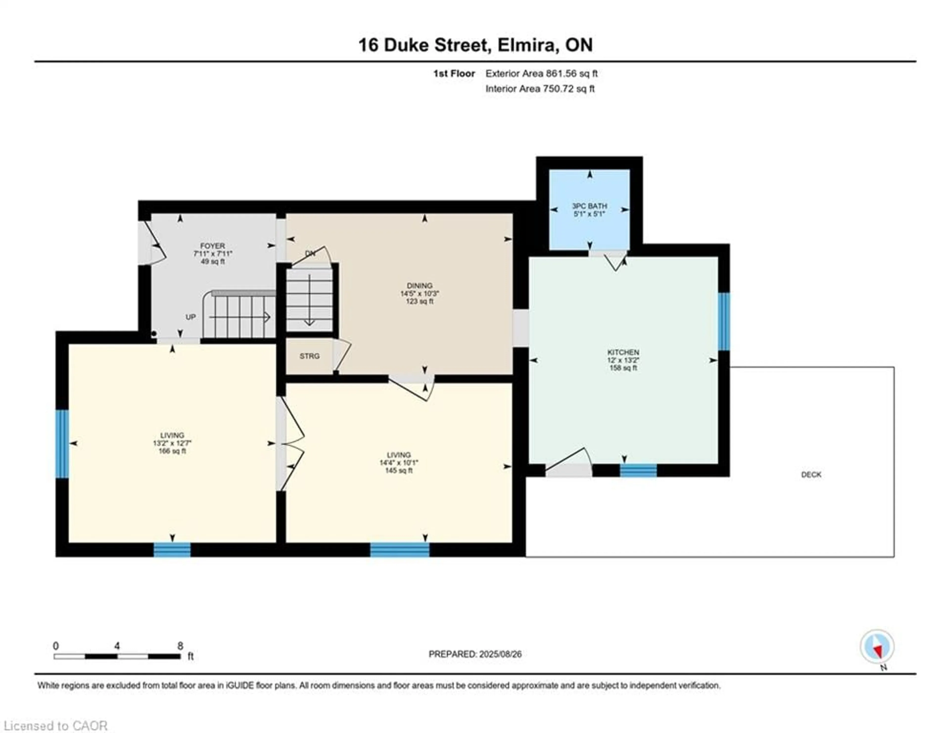 Floor plan for 16 Duke St, Woolwich Ontario N3B 2W7