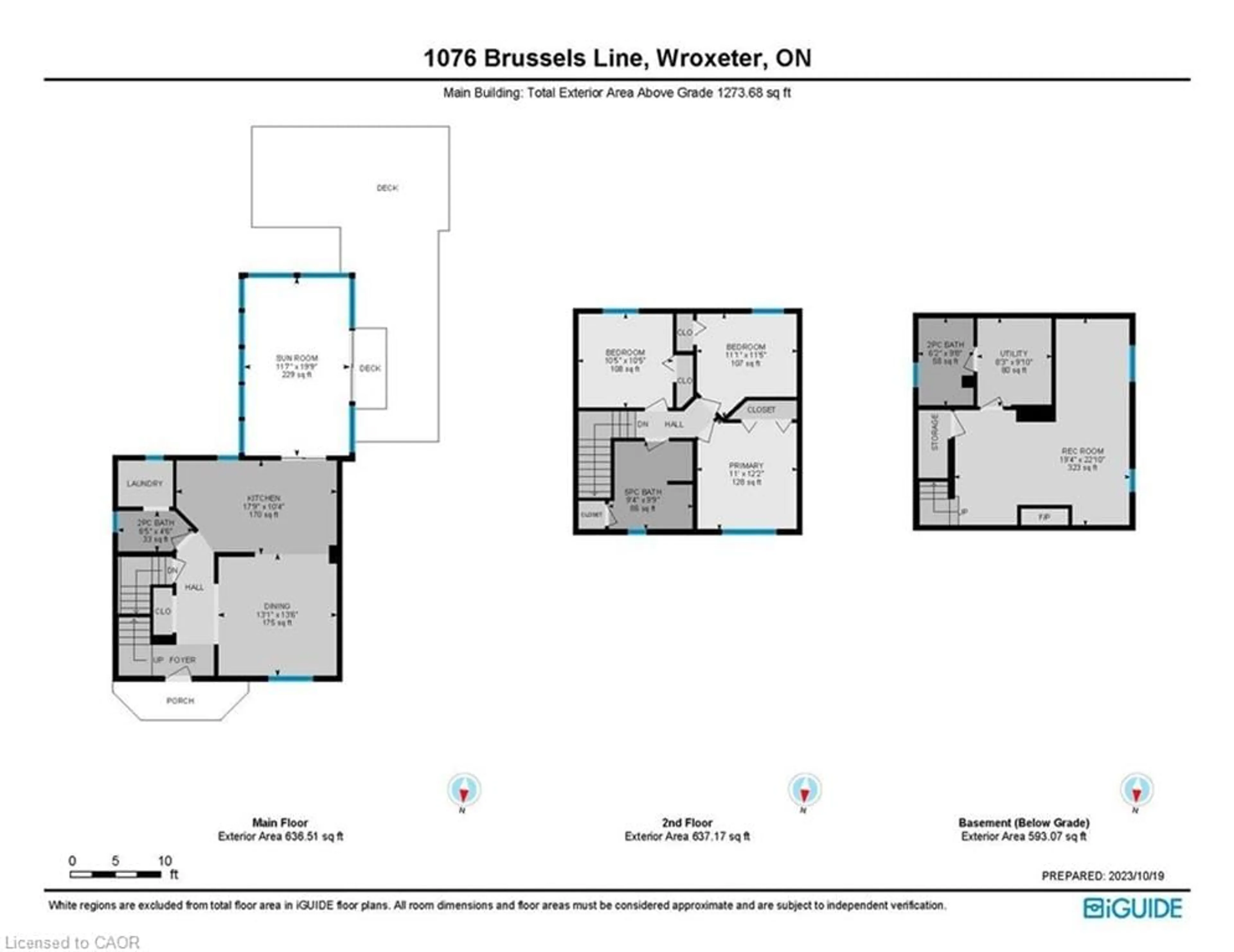 Floor plan for 1076 Brussels Line, Wroxeter Ontario N0G 2X0
