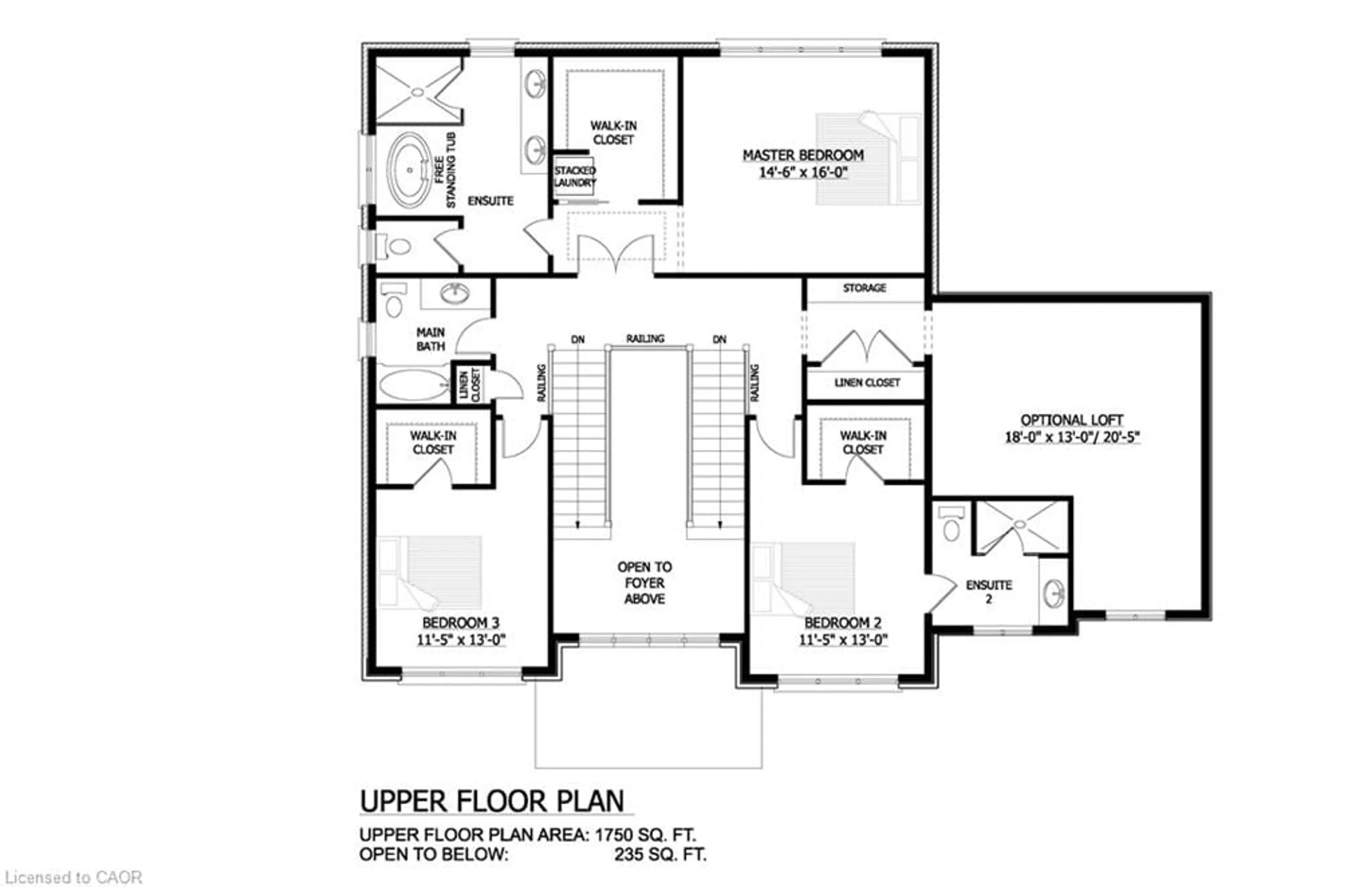 Floor plan for 1050 Walton Ave #Lot 15, Listowel Ontario N0B 2T0