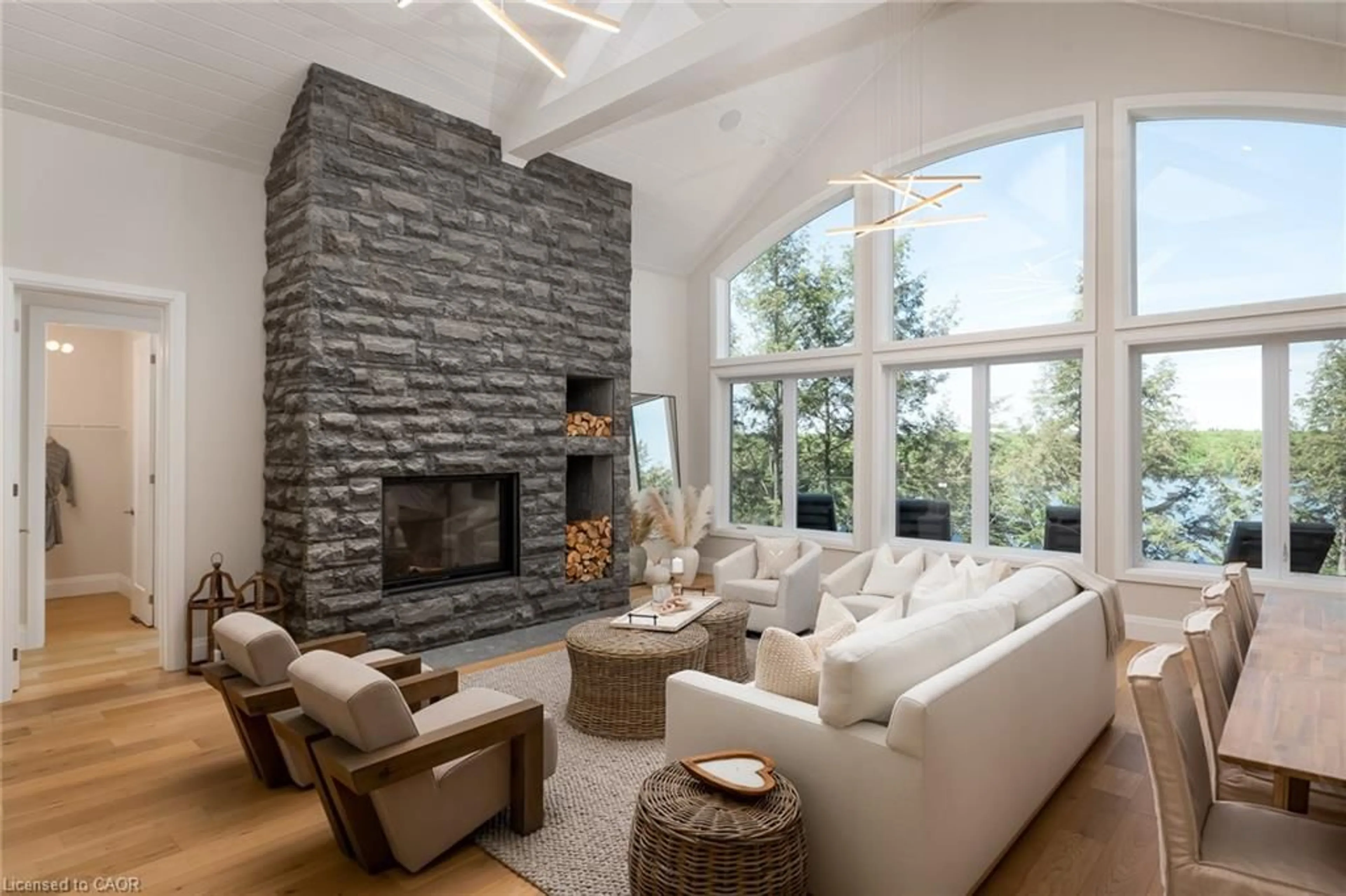 Living room with furniture, ceramic/tile floor for 1050 Walton Ave #Lot 15, Listowel Ontario N0B 2T0