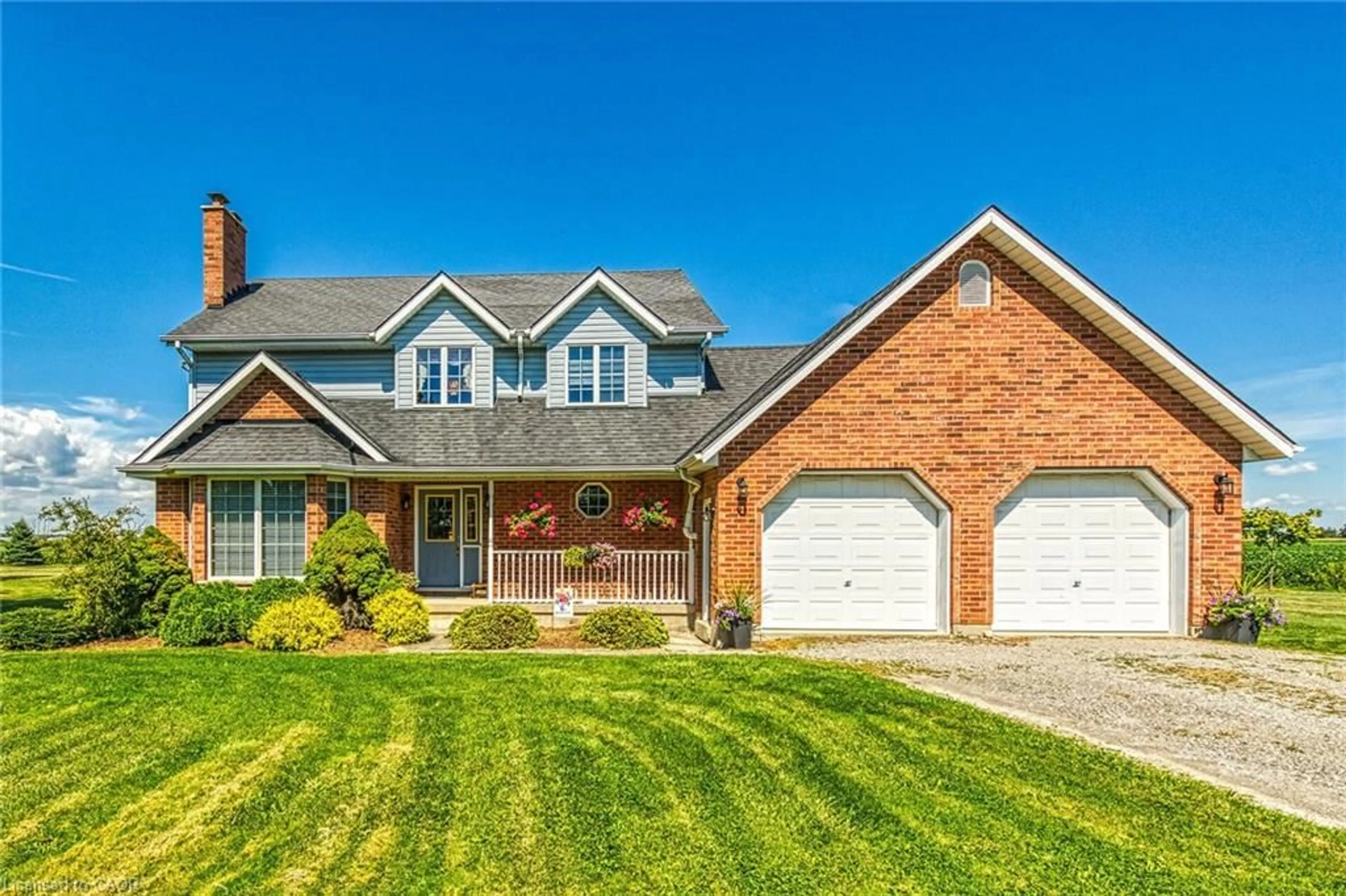 Home with brick exterior material, street for 1385 Conc 9 Walpole Rd, Hagersville Ontario N0A 1H0