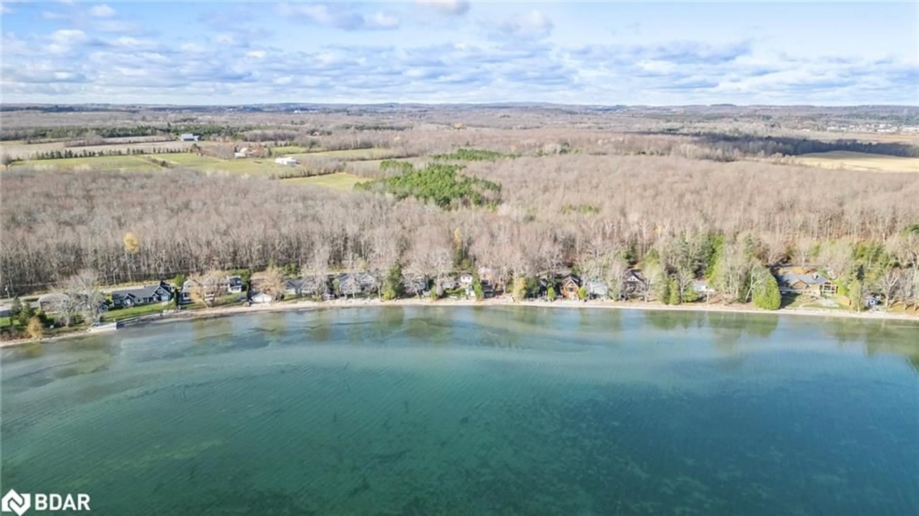 A pic from outside/outdoor area/front of a property/back of a property/a pic from drone, water/lake/river/ocean view for 769 Woodland Dr, Oro-Medonte Ontario L3V 6H1