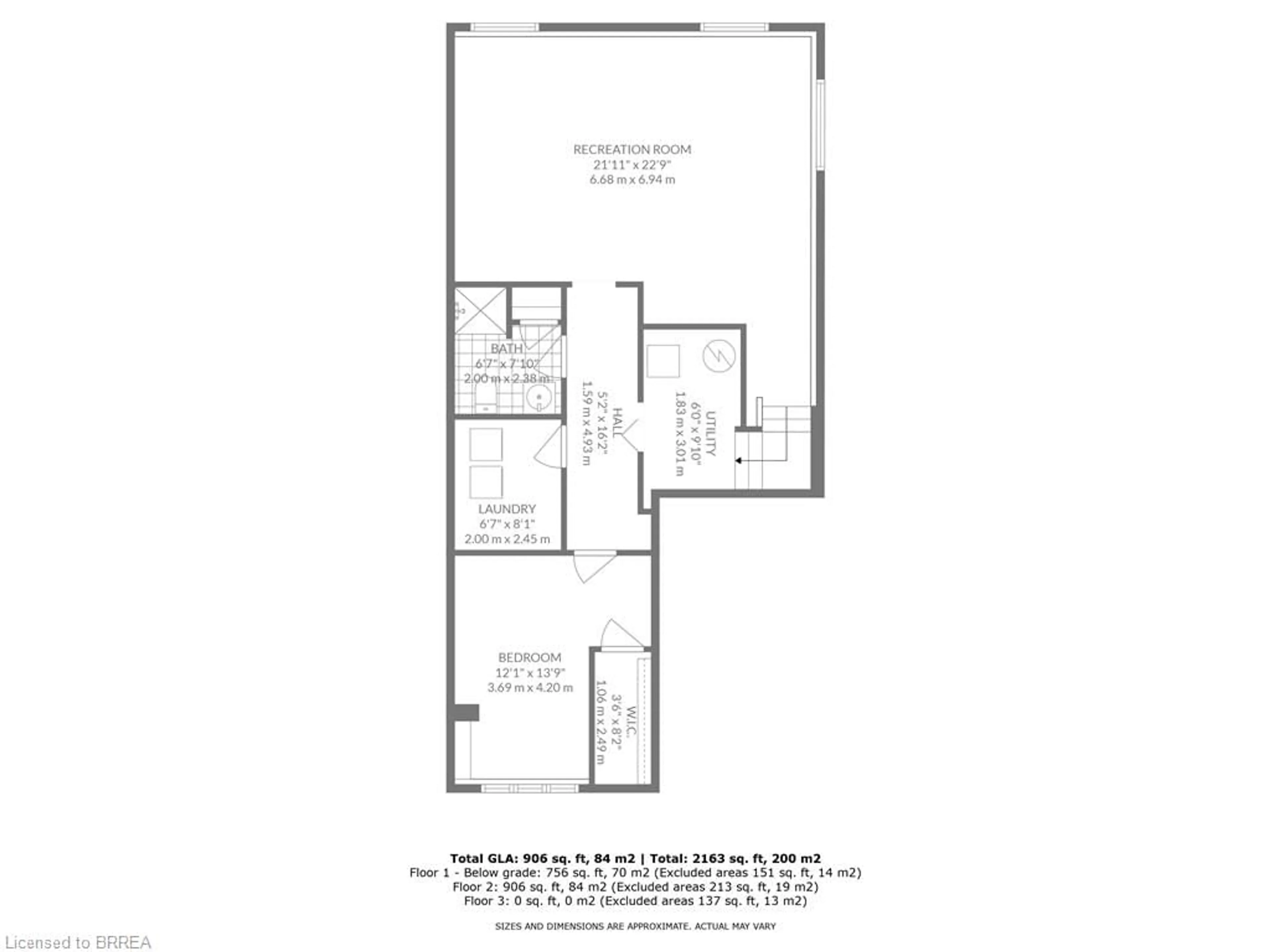 Floor plan for 12 Steed Crt, Brantford Ontario N3S 0B7