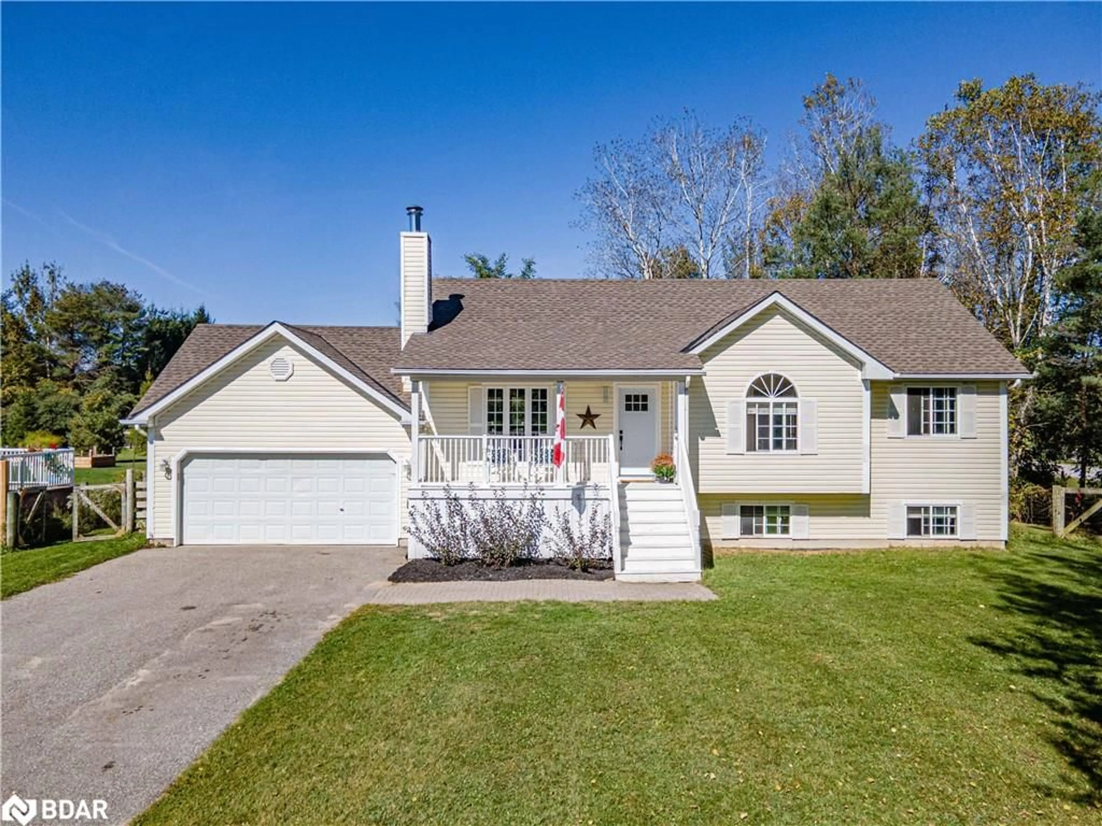 Home with vinyl exterior material, street for 5318 Conc 3 Sunnidale Rd, New Lowell Ontario L0M 1N0