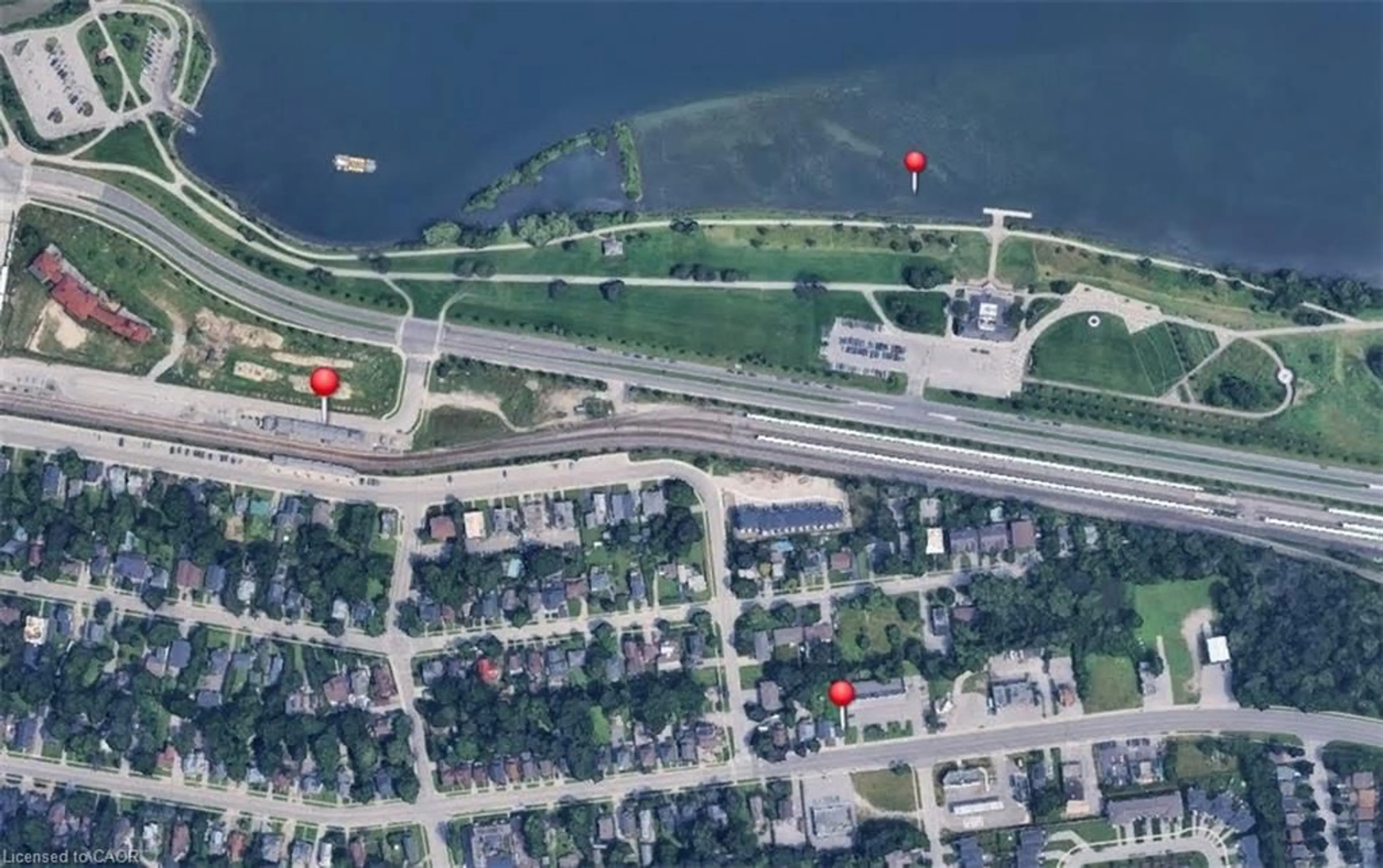 Picture of a map for 147 Burton Ave, Barrie Ontario L4N 2R9