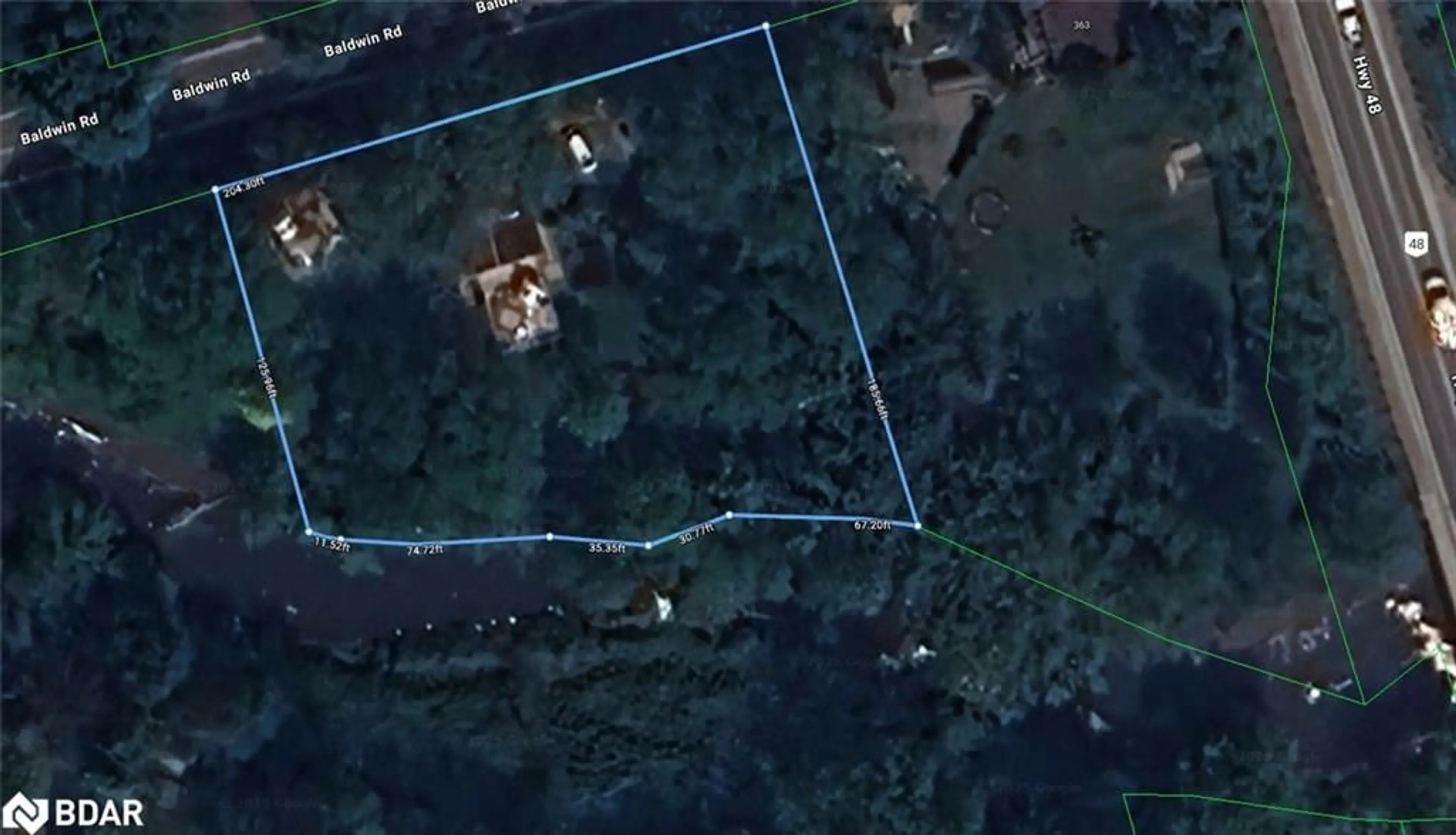 Picture of a map for 357 Baldwin Rd, Georgina Ontario L0E 1A0