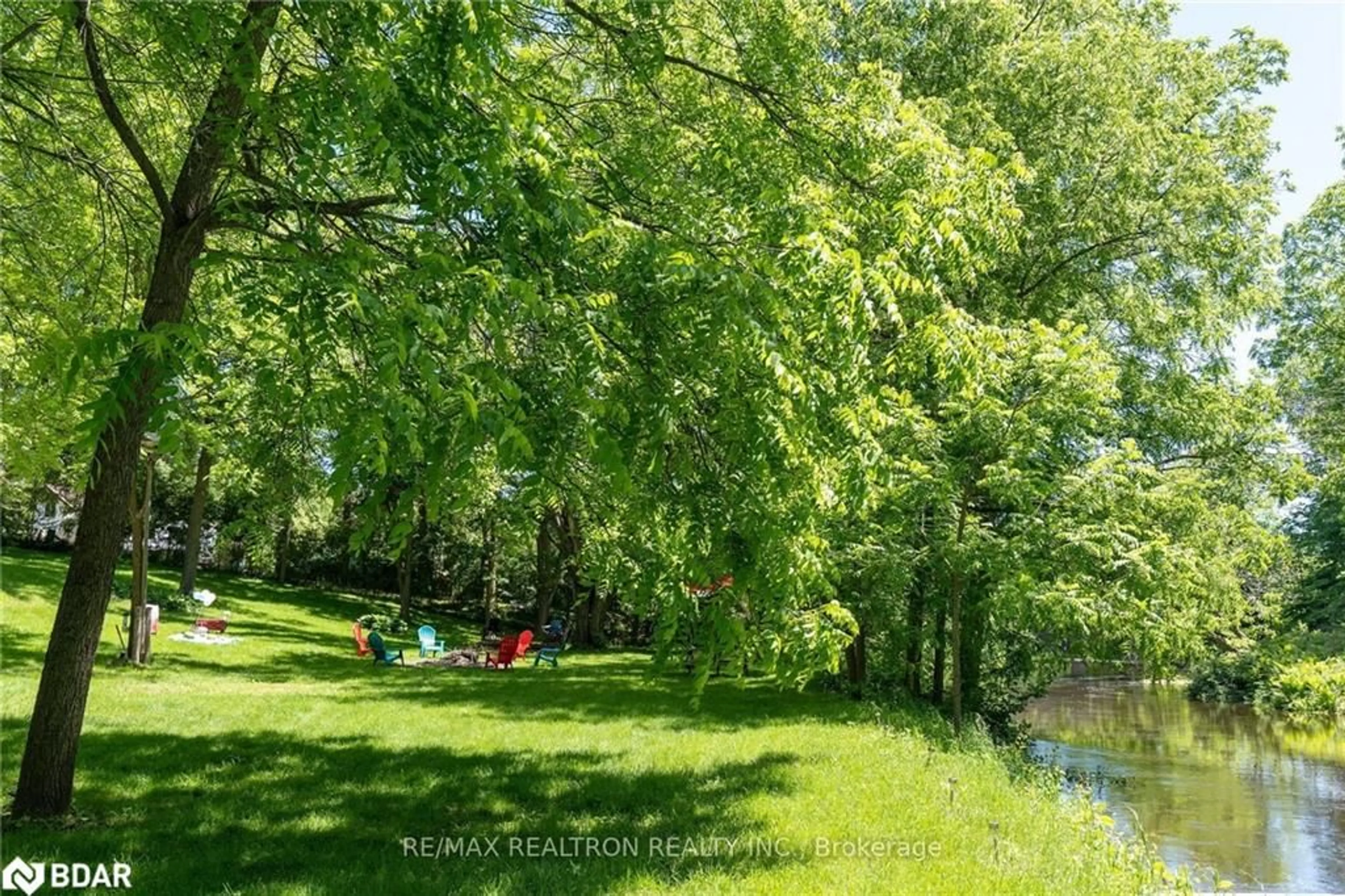 Patio, forest/trees view for 357 Baldwin Rd, Georgina Ontario L0E 1A0