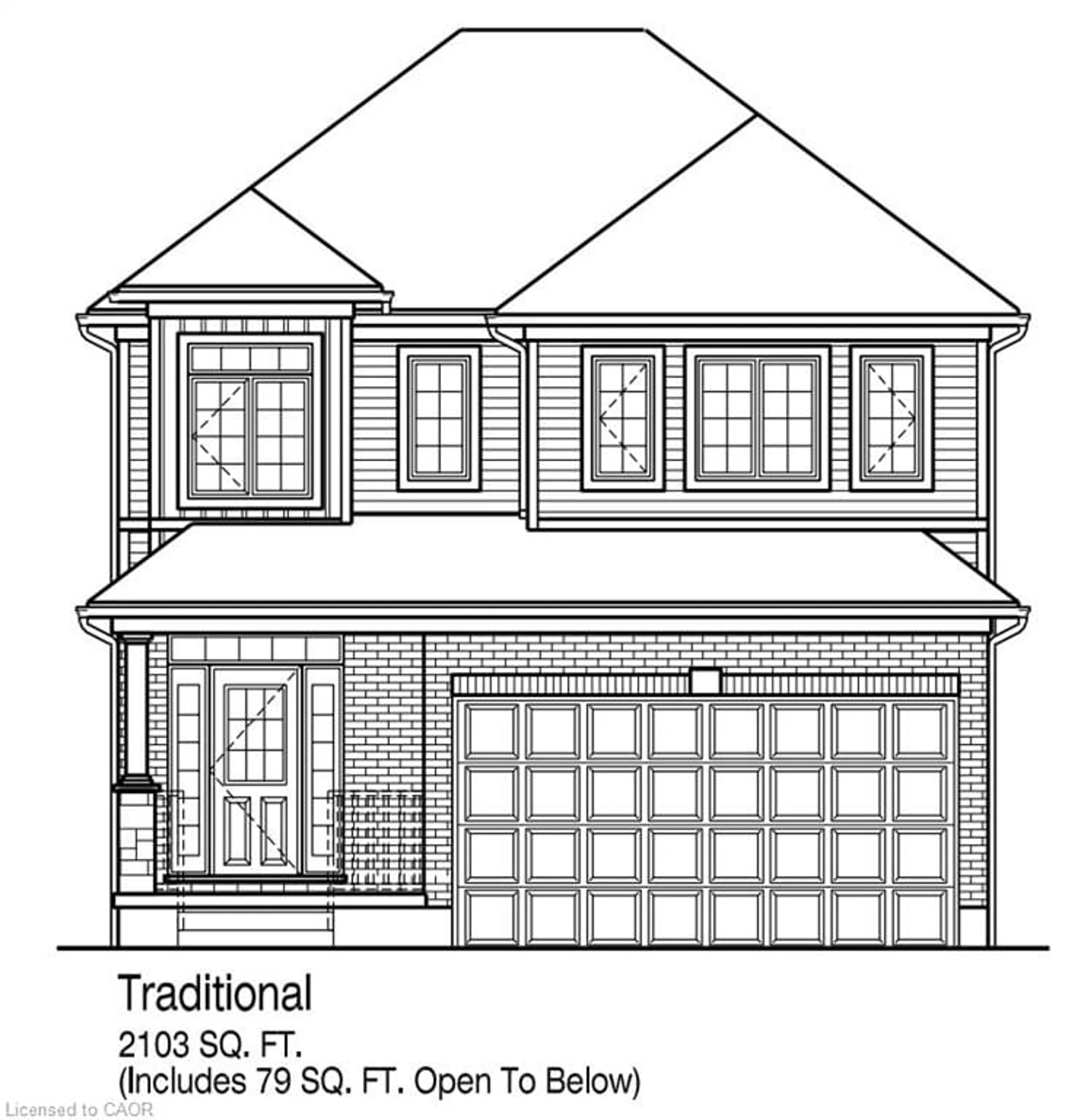 Home with brick exterior material, street for 46 Pine Warbler St #Lot 0025, Kitchener Ontario N2P 0K7