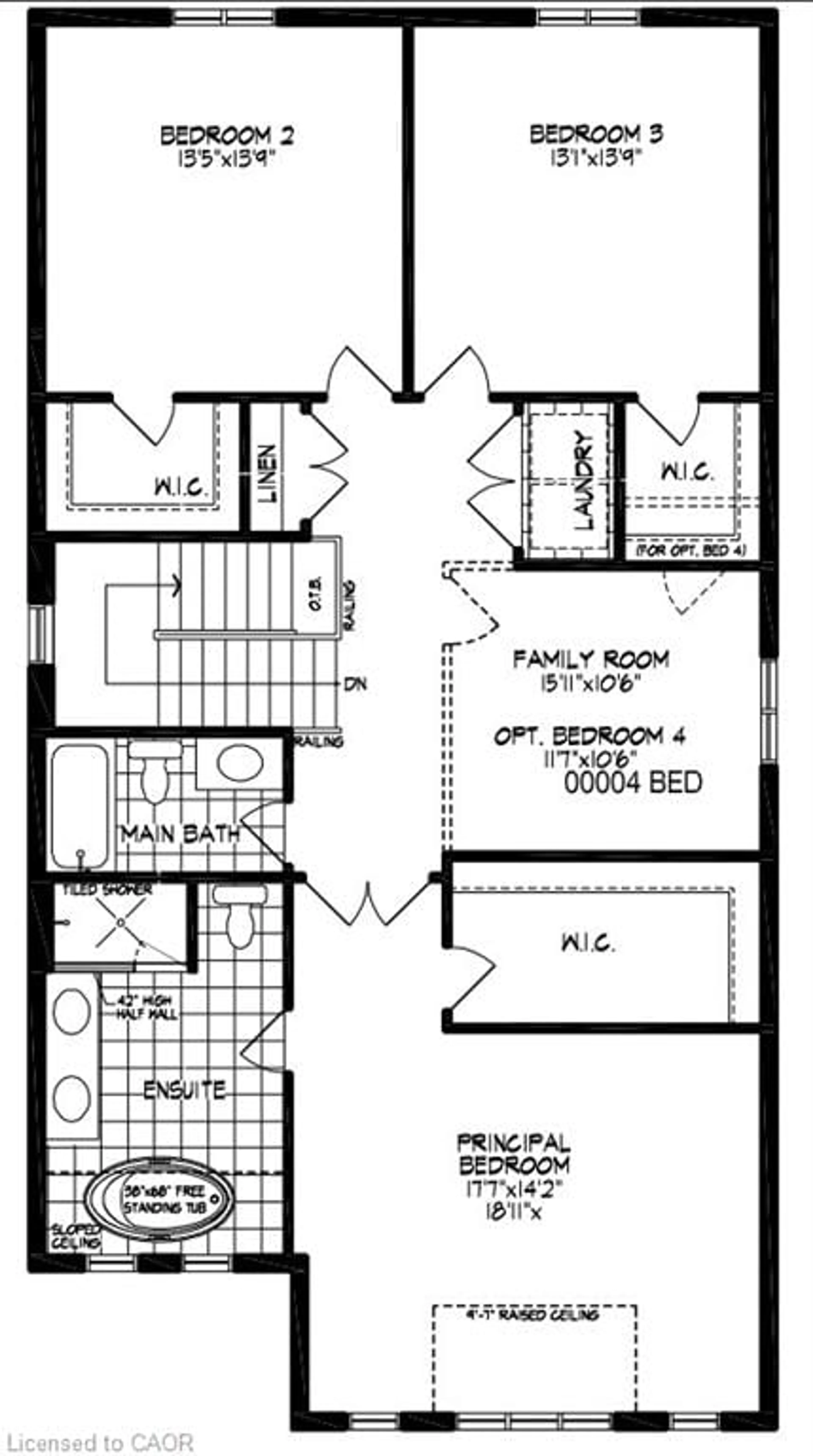 Floor plan for 47 Wild Chicory St #Lot 0048, Kitchener Ontario N2P 0K7
