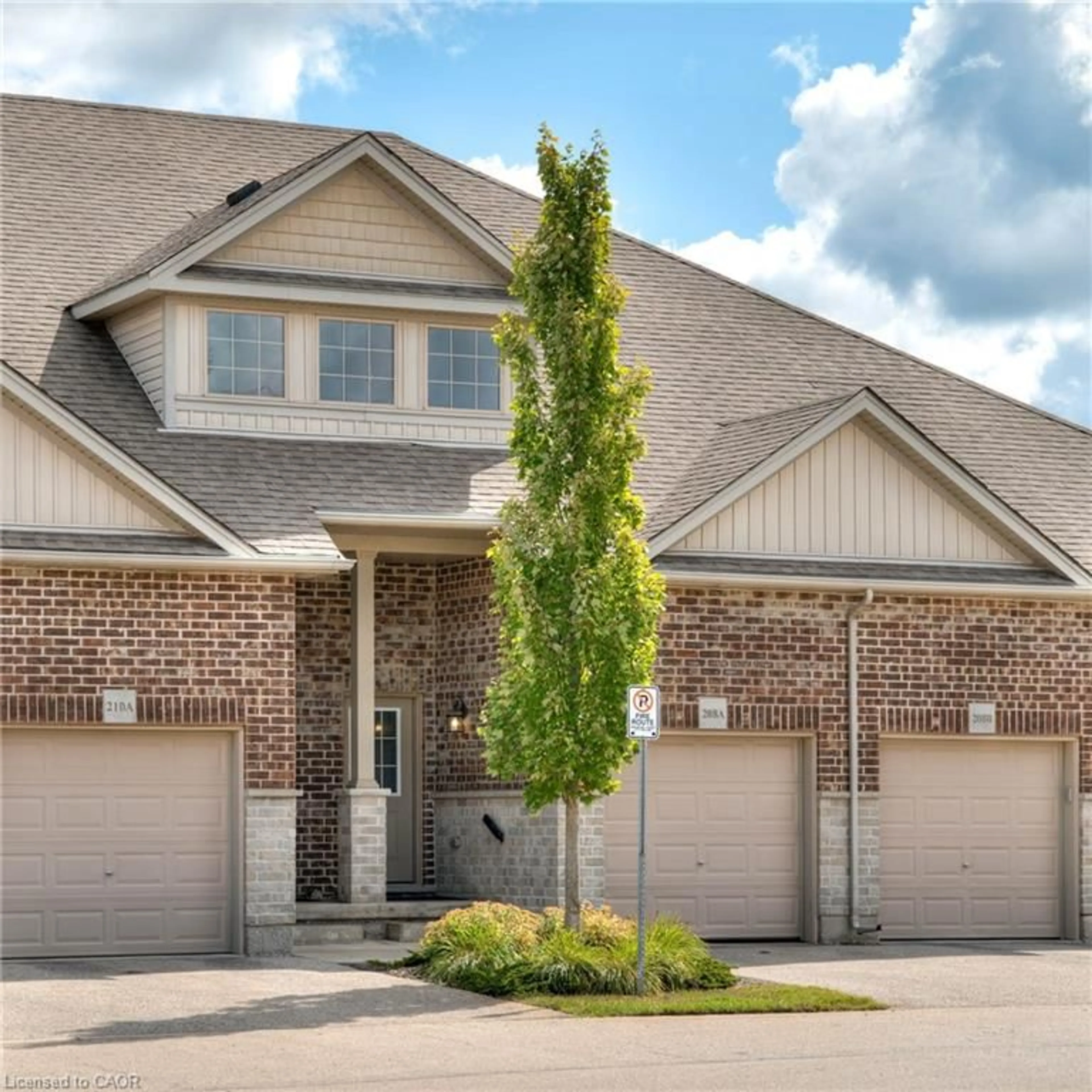Home with brick exterior material, street for 208 Jessica Cres #A, Kitchener Ontario N2R 0H8