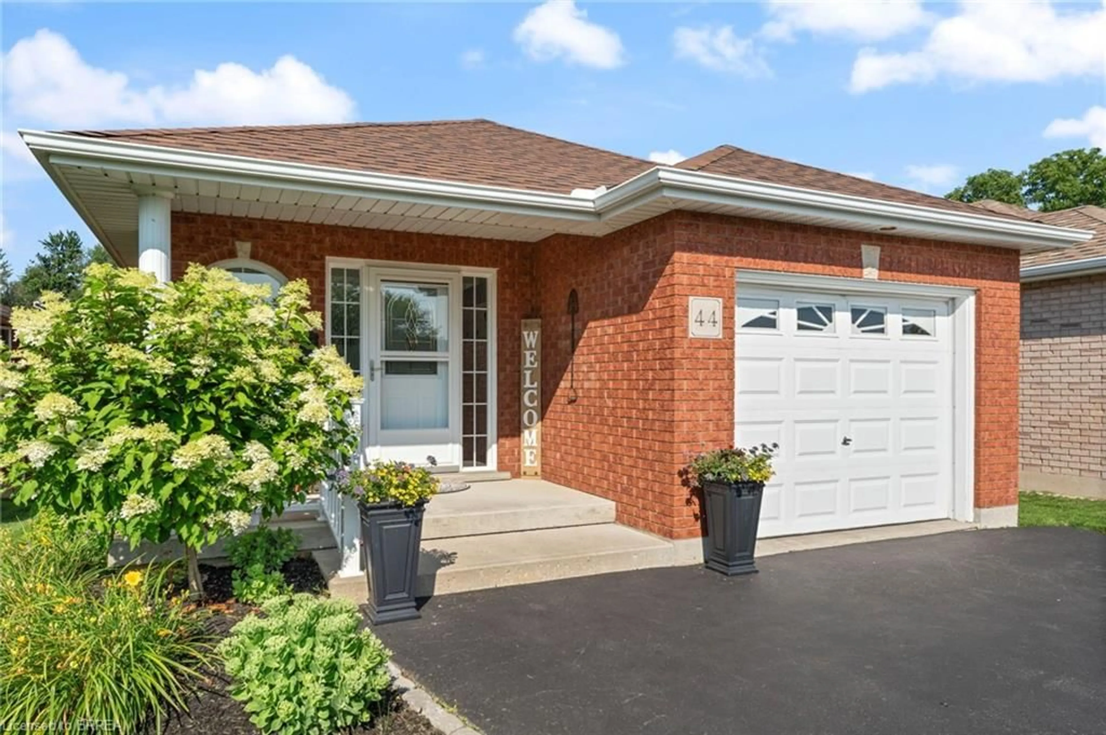 Home with brick exterior material, street for 44 Macpherson Dr, Paris Ontario N3L 4C8
