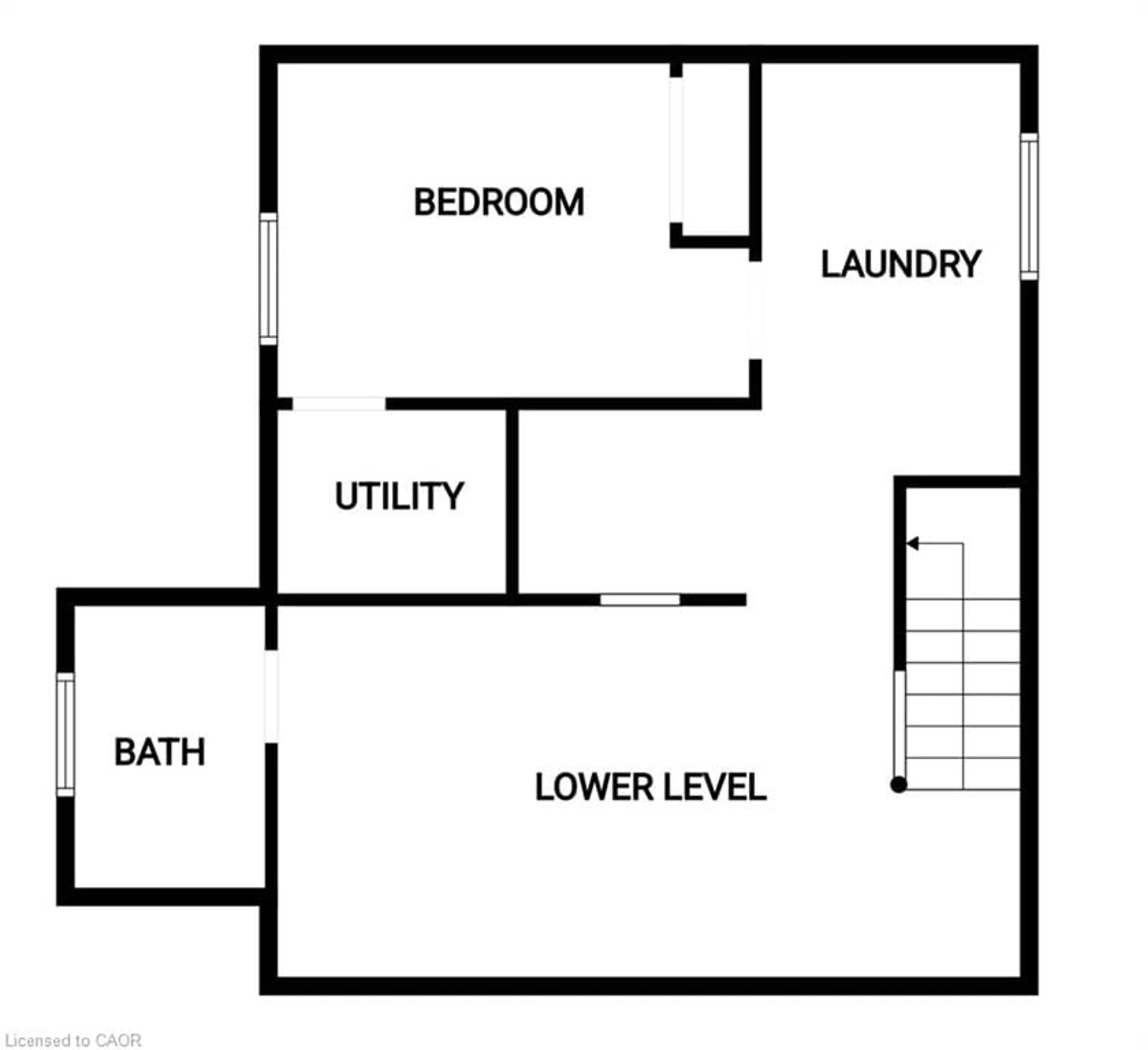 Floor plan for 12 Leinster Ave, Hamilton Ontario L8M 3A1
