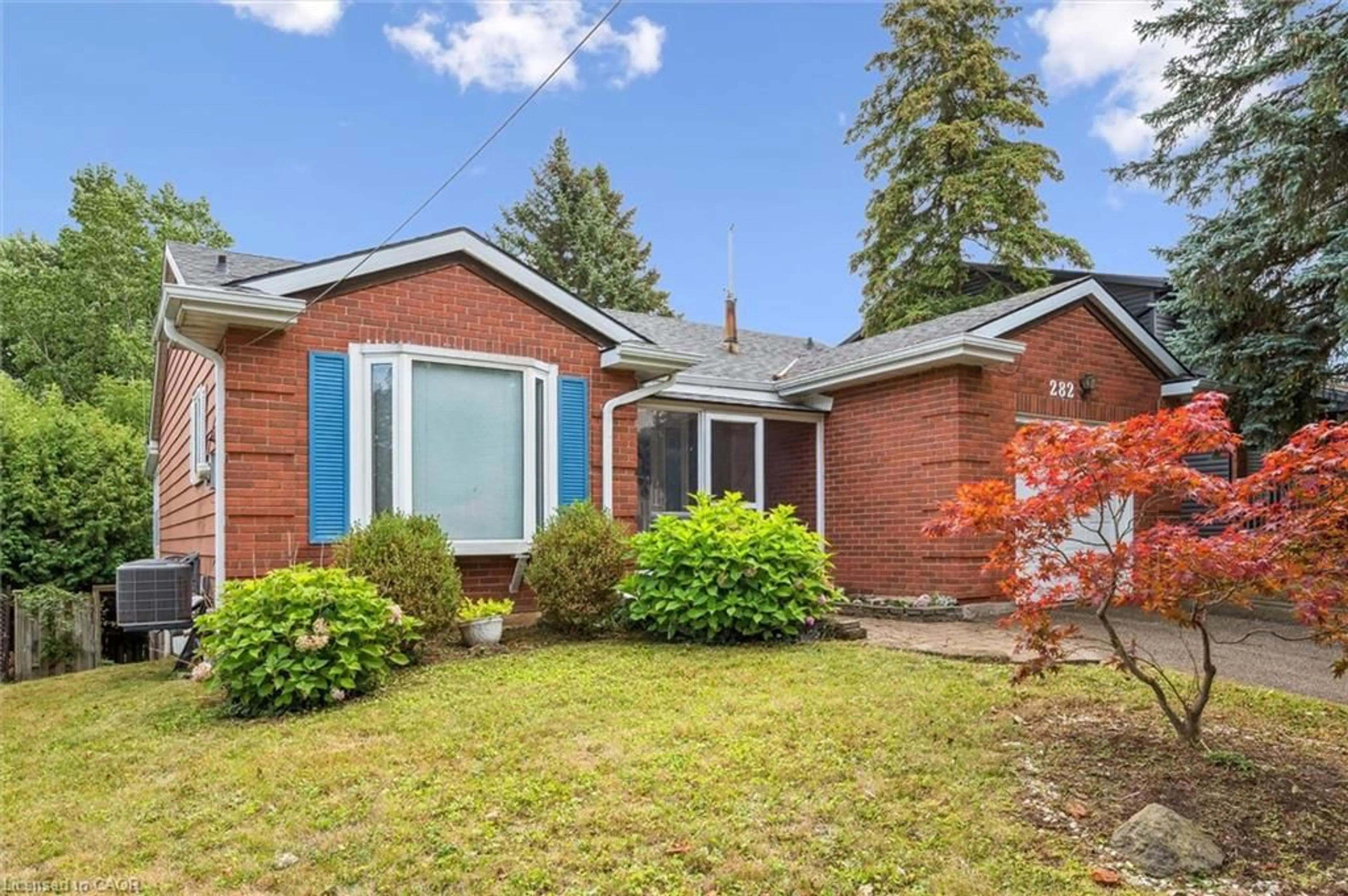 Home with brick exterior material, street for 282 Westheights Dr, Kitchener Ontario N2N 1J9