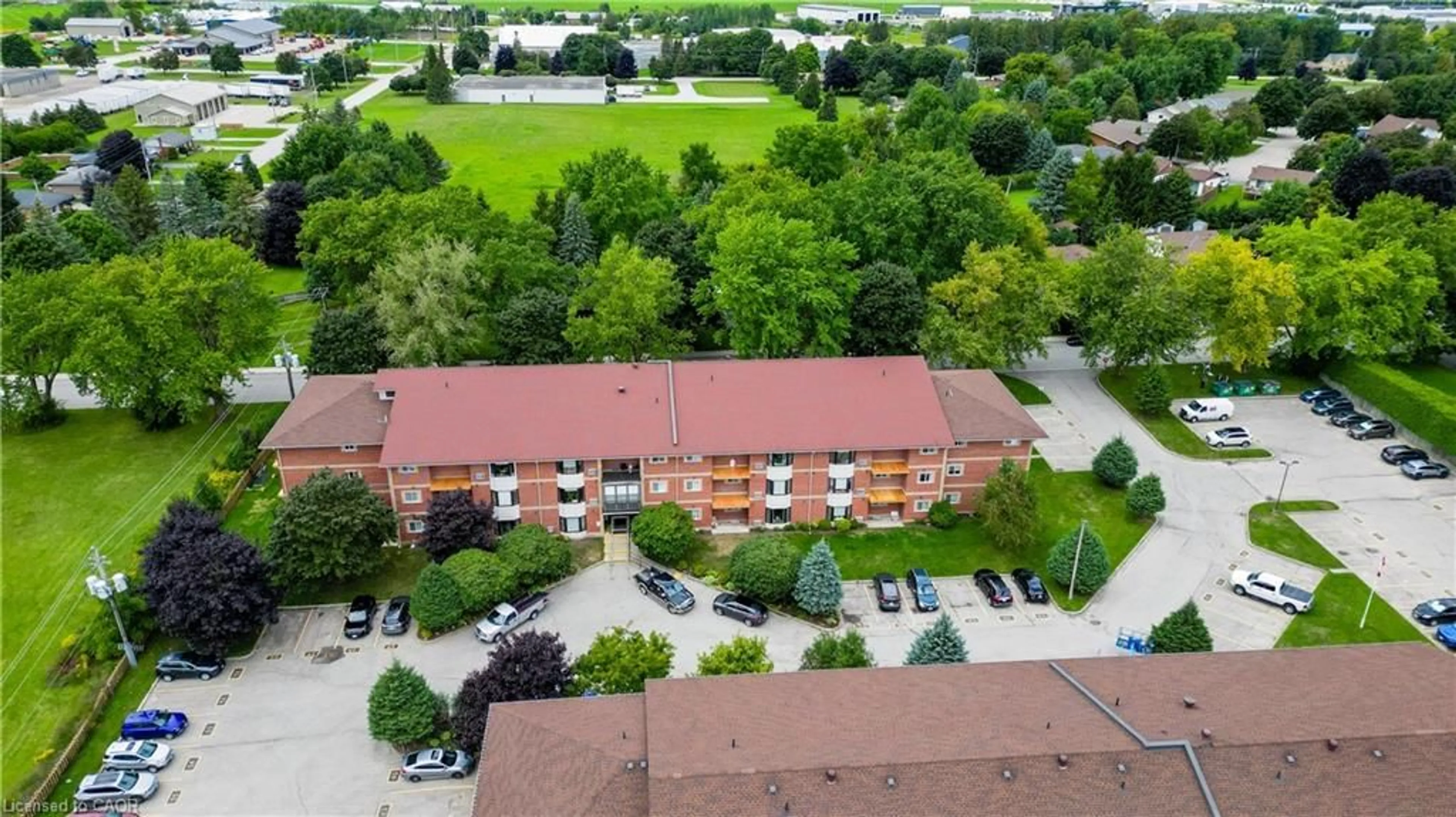 A pic from outside/outdoor area/front of a property/back of a property/a pic from drone, unknown for 460 Durham St #309, Mount Forest Ontario N0G 2L1