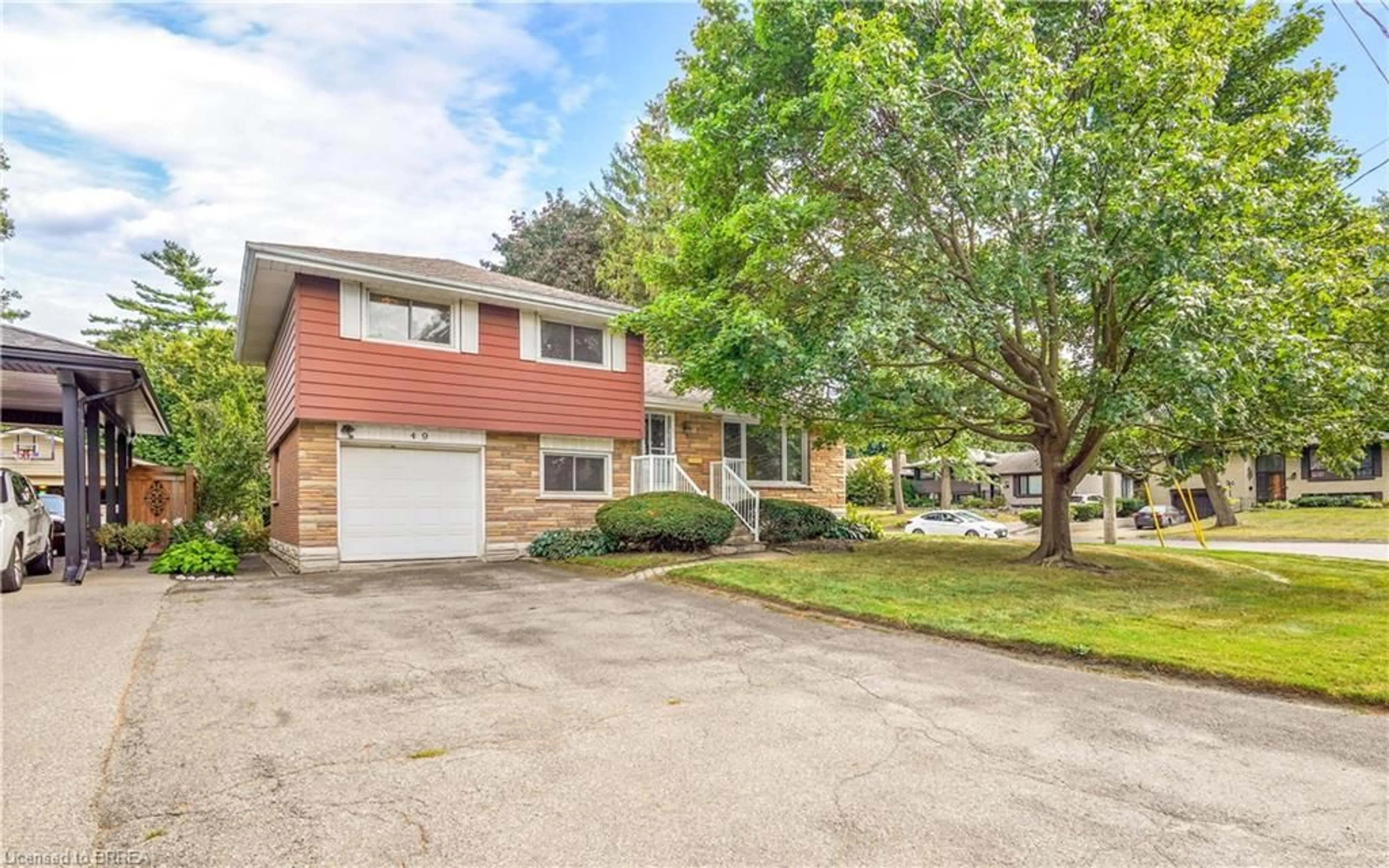 Home with brick exterior material, street for 49 Pusey Blvd, Brantford Ontario N3R 2S1
