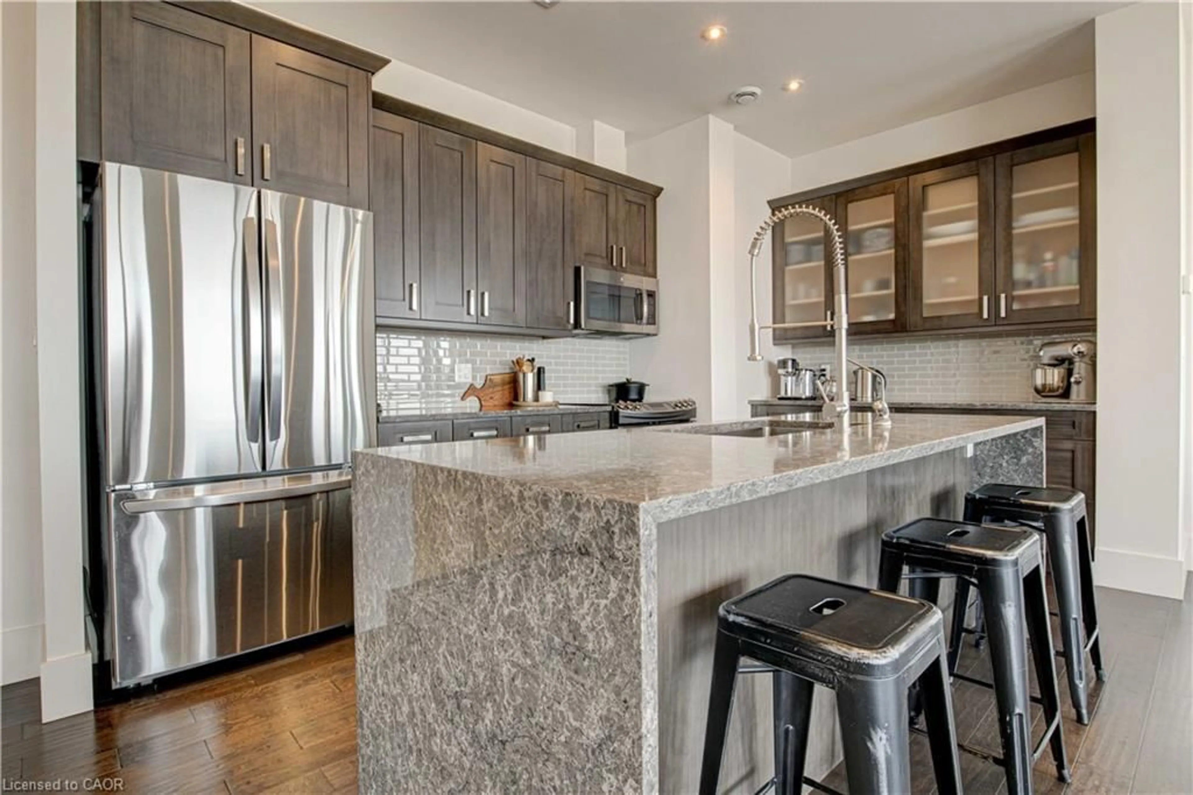 Open concept kitchen, unknown for 1 Victoria St #1902, Kitchener Ontario N2G 0B5
