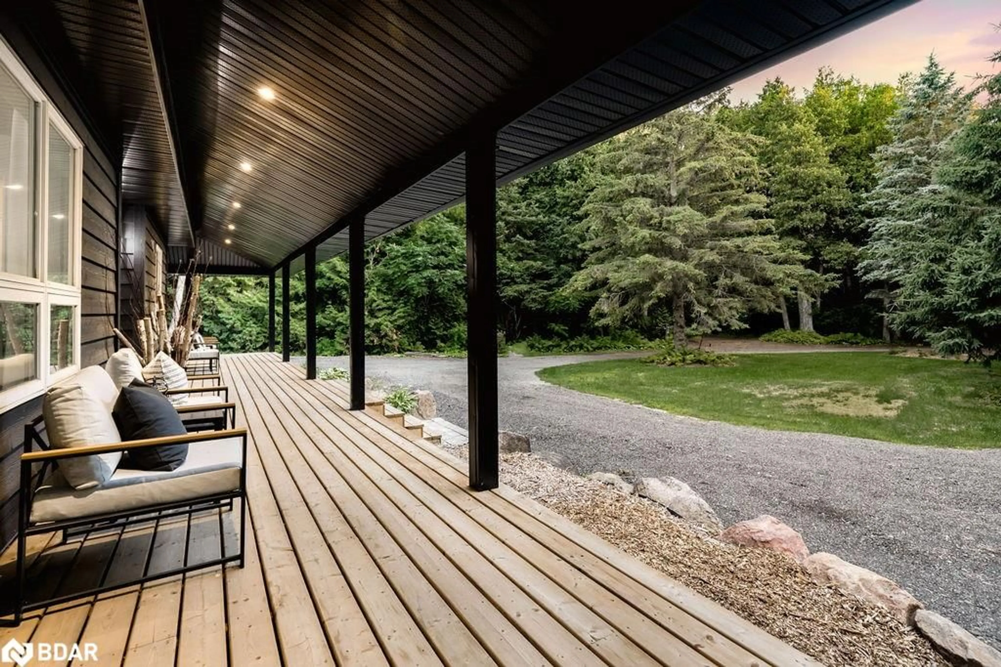 Patio, forest/trees view for 16245 7th Concession Rd, King Ontario L7B 0E1