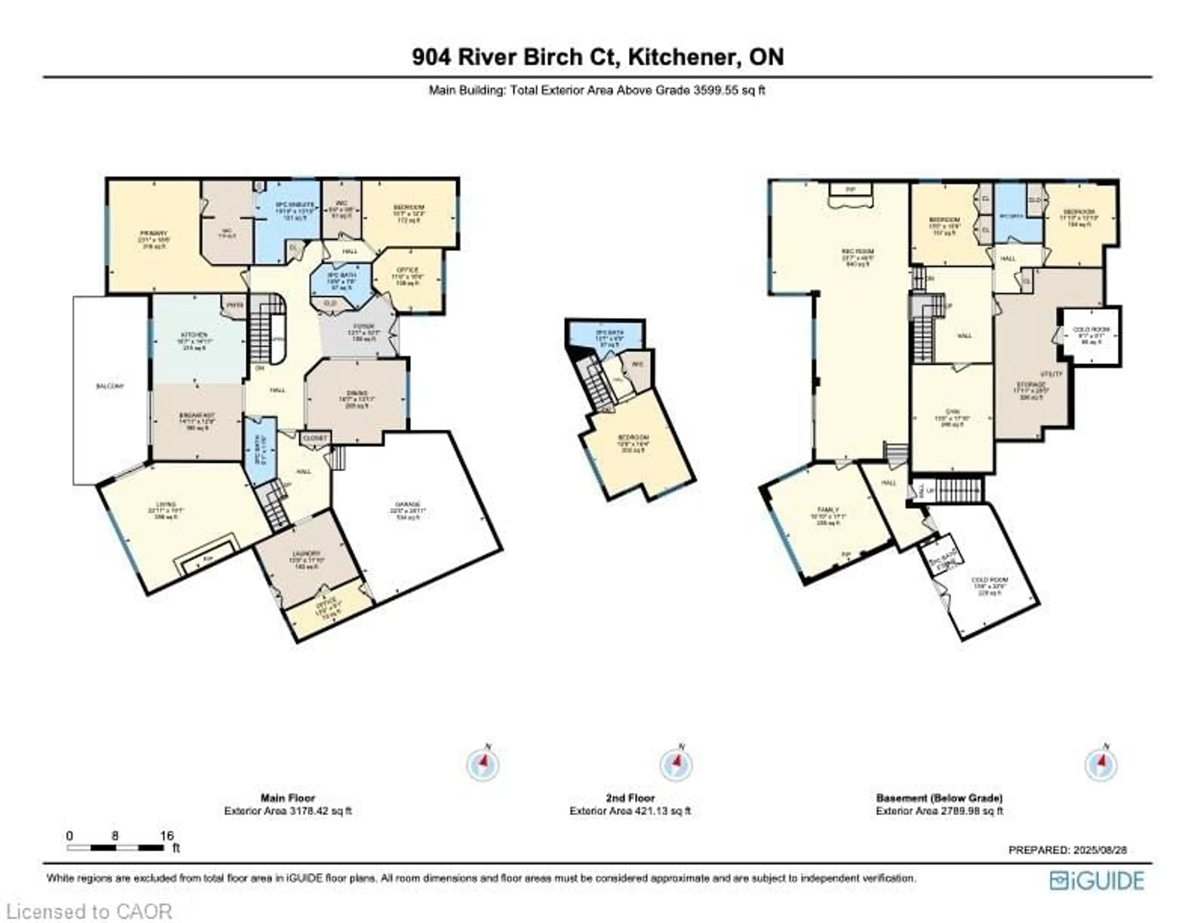 Floor plan for 904 River Birch Crt, Kitchener Ontario N2C 2T9