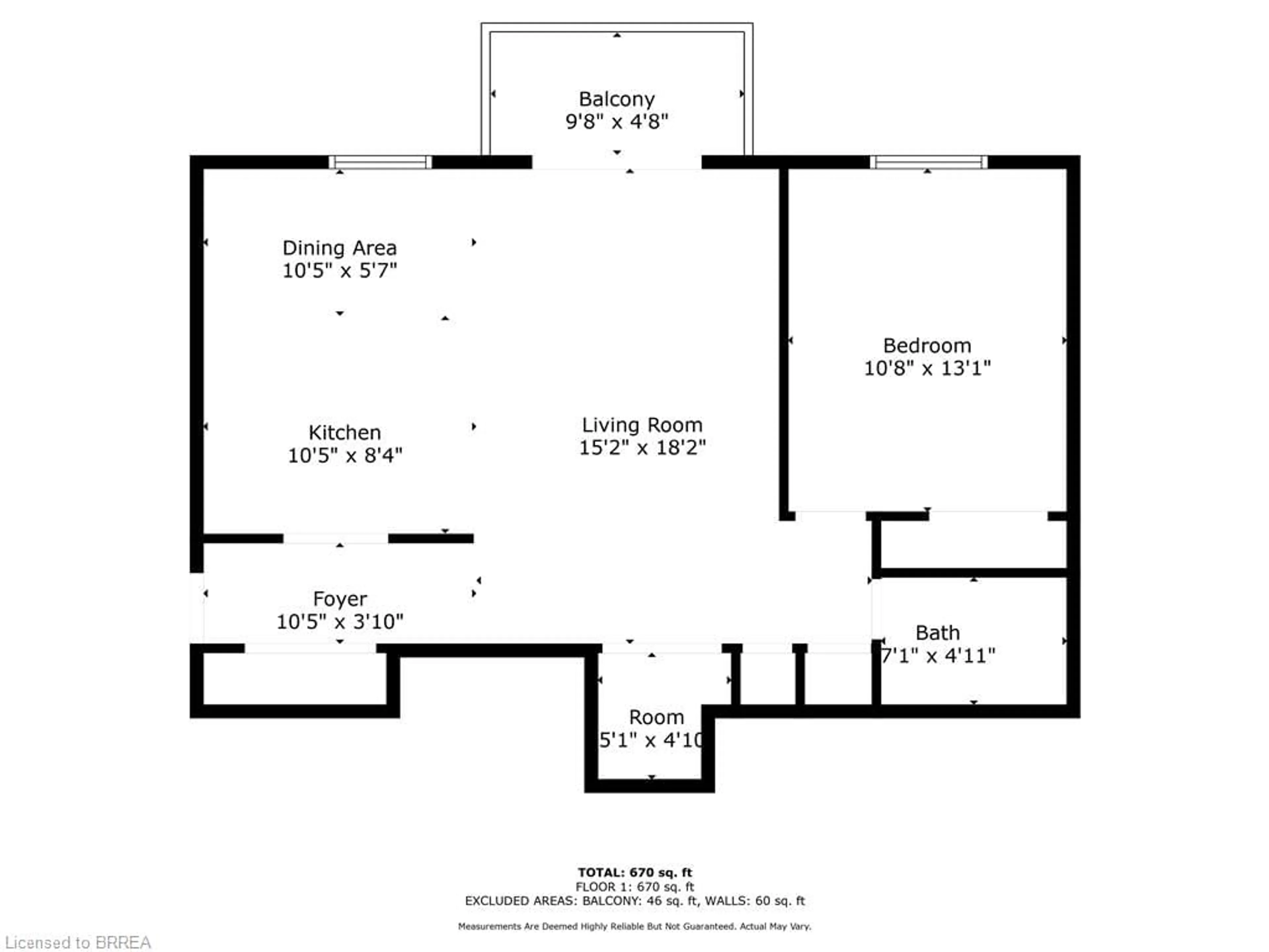Floor plan for 612 Grey St #7, Brantford Ontario N3S 4Y1