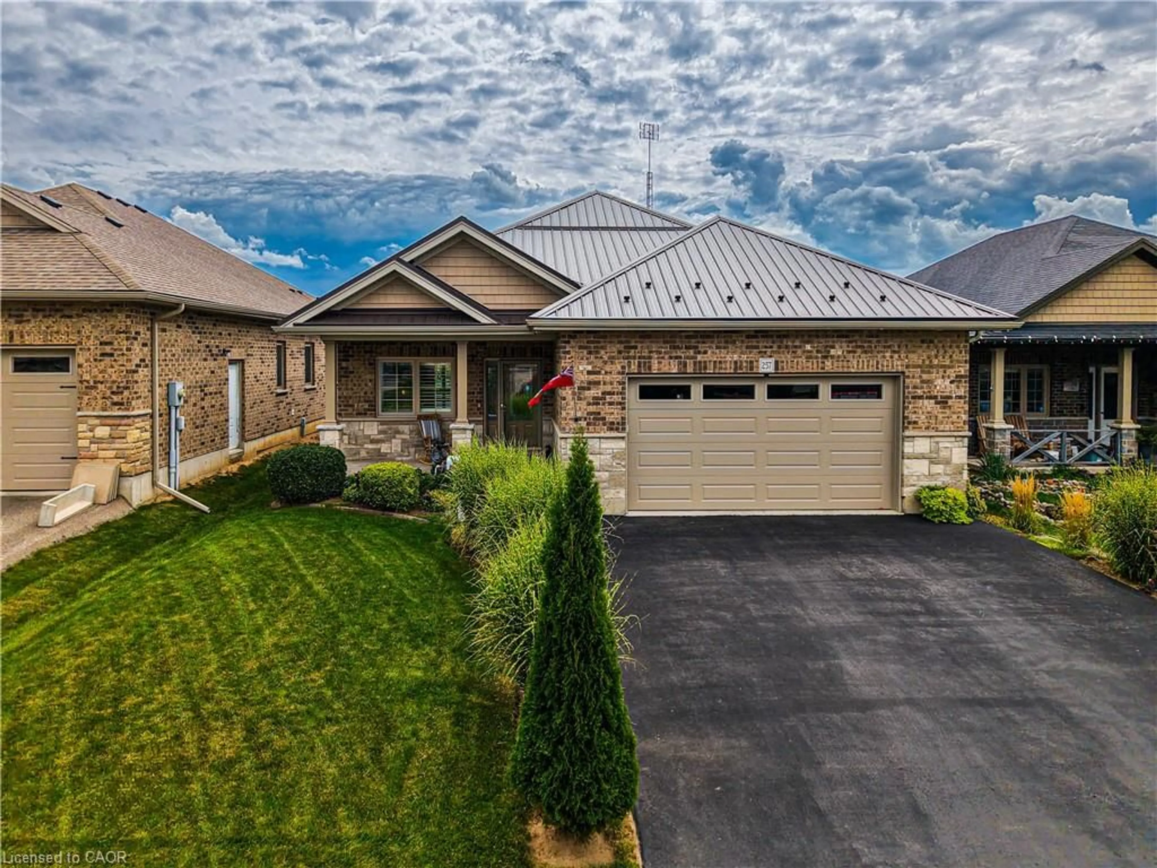 Home with brick exterior material, street for 257 Donly Dr, Simcoe Ontario N3Y 0C8