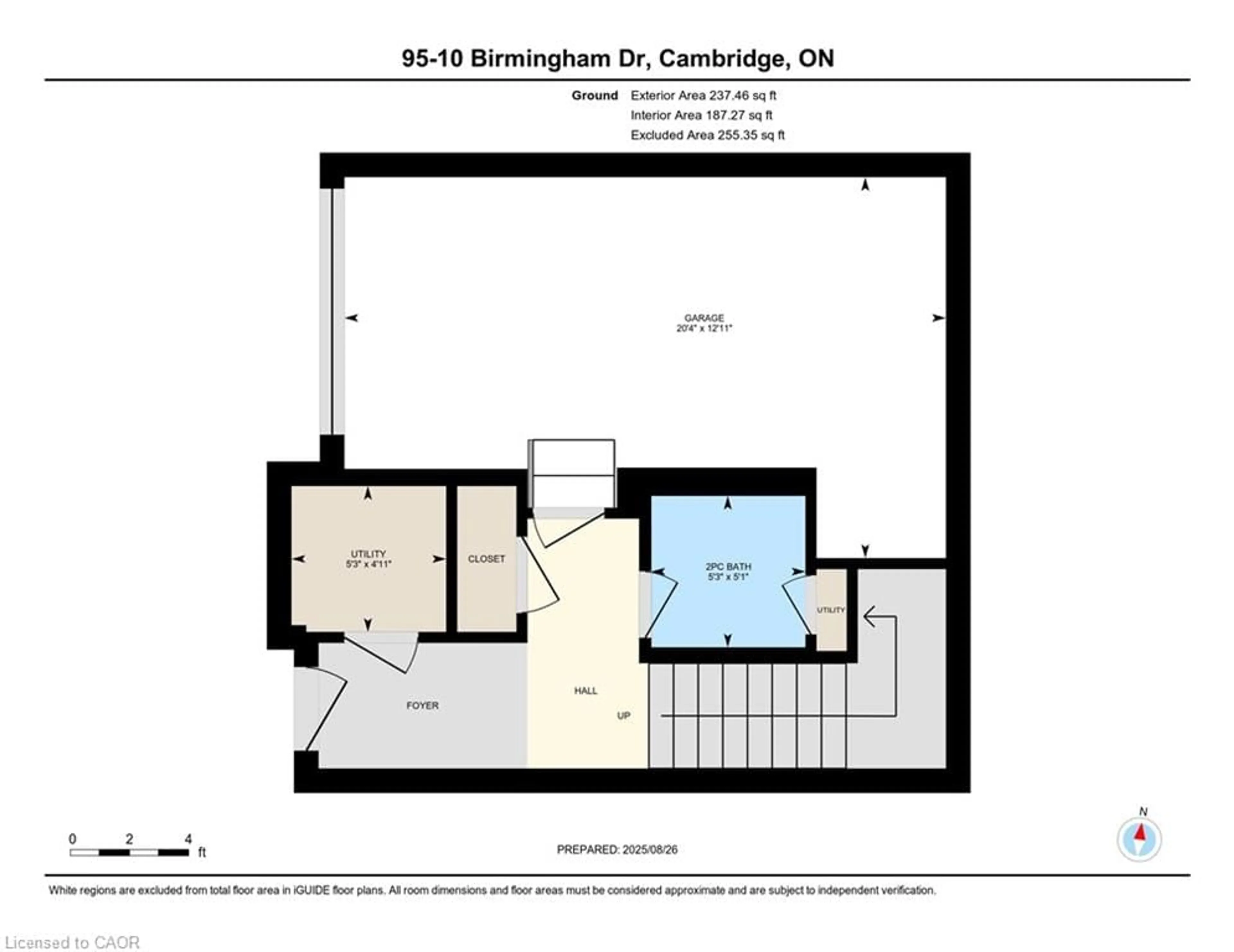 Floor plan for 10 Birmingham Dr #95, Cambridge Ontario N1R 0C6