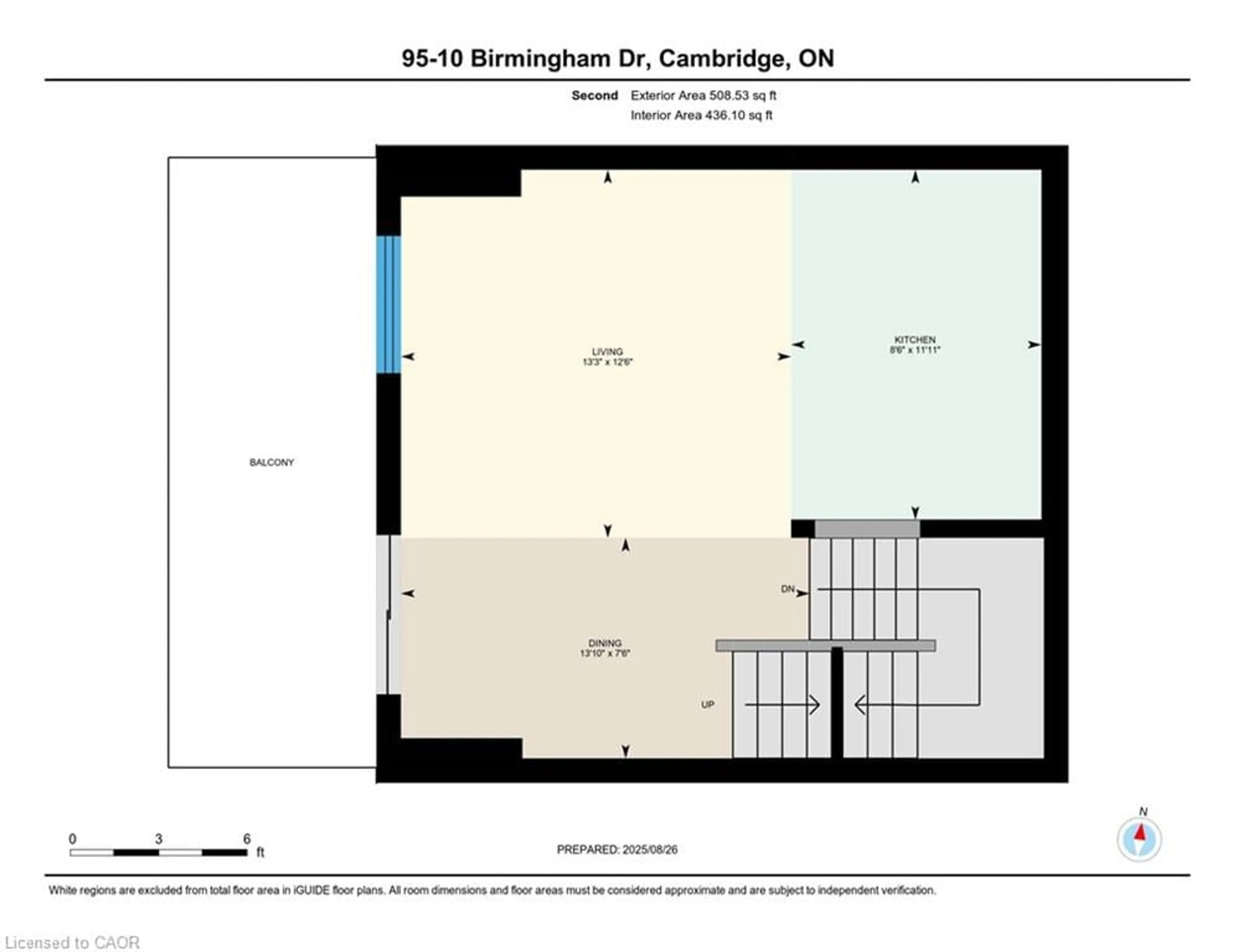 Floor plan for 10 Birmingham Dr #95, Cambridge Ontario N1R 0C6