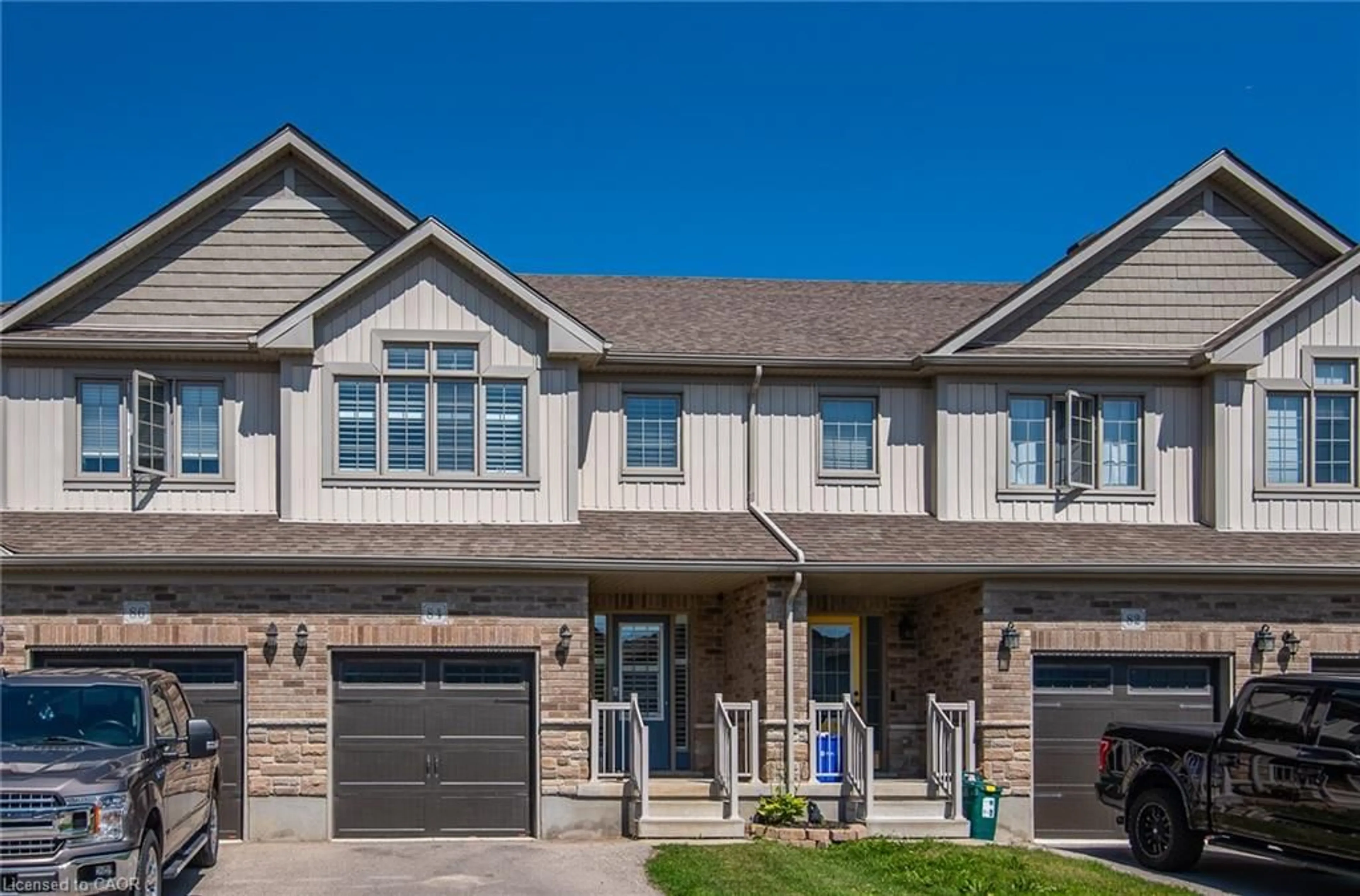 Home with brick exterior material, street for 84 Miranda Path, Elmira Ontario N3B 0A1