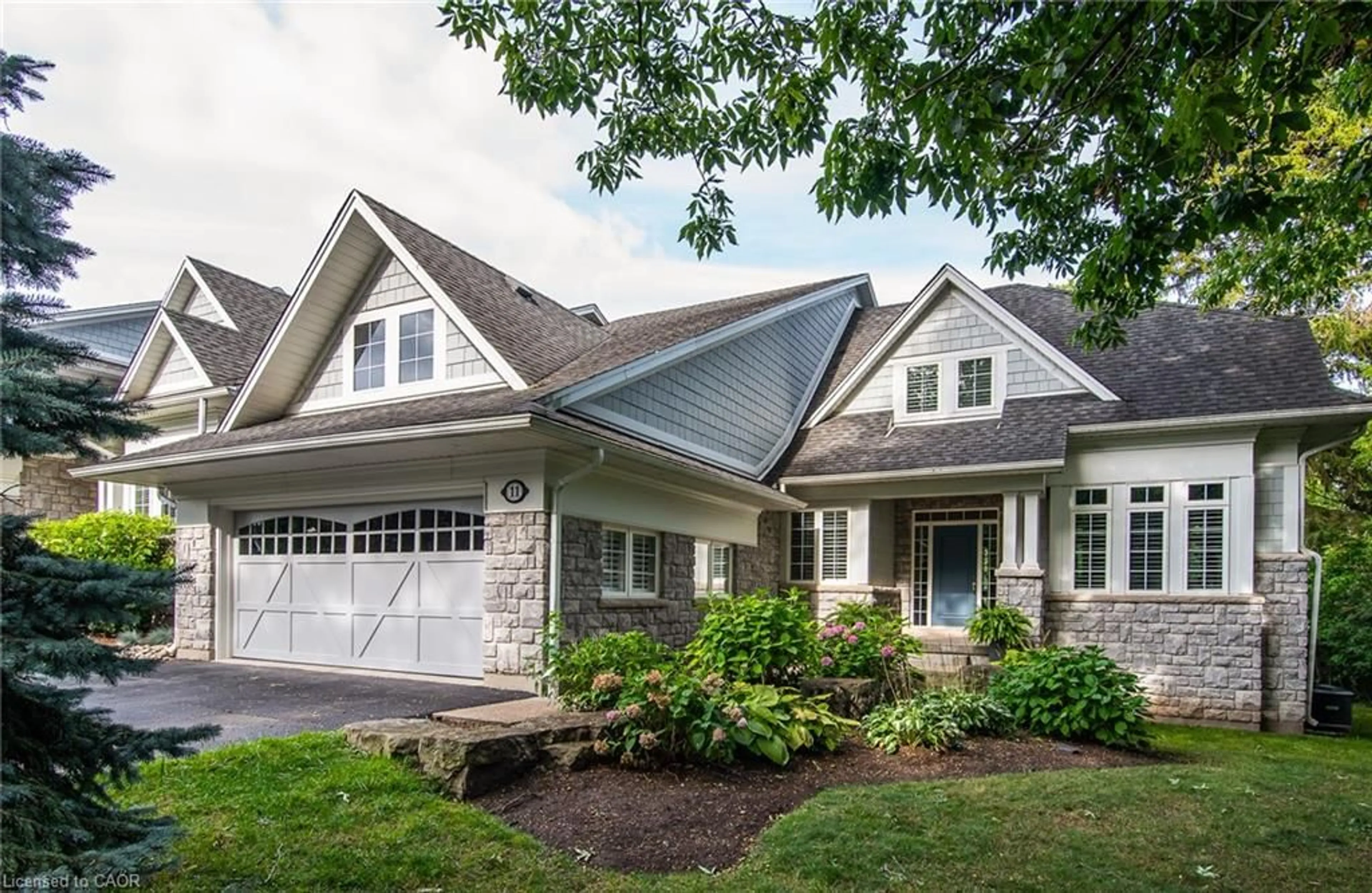 Home with vinyl exterior material, street for 3 Sims Estate Pl #11, Kitchener Ontario N2A 0A5