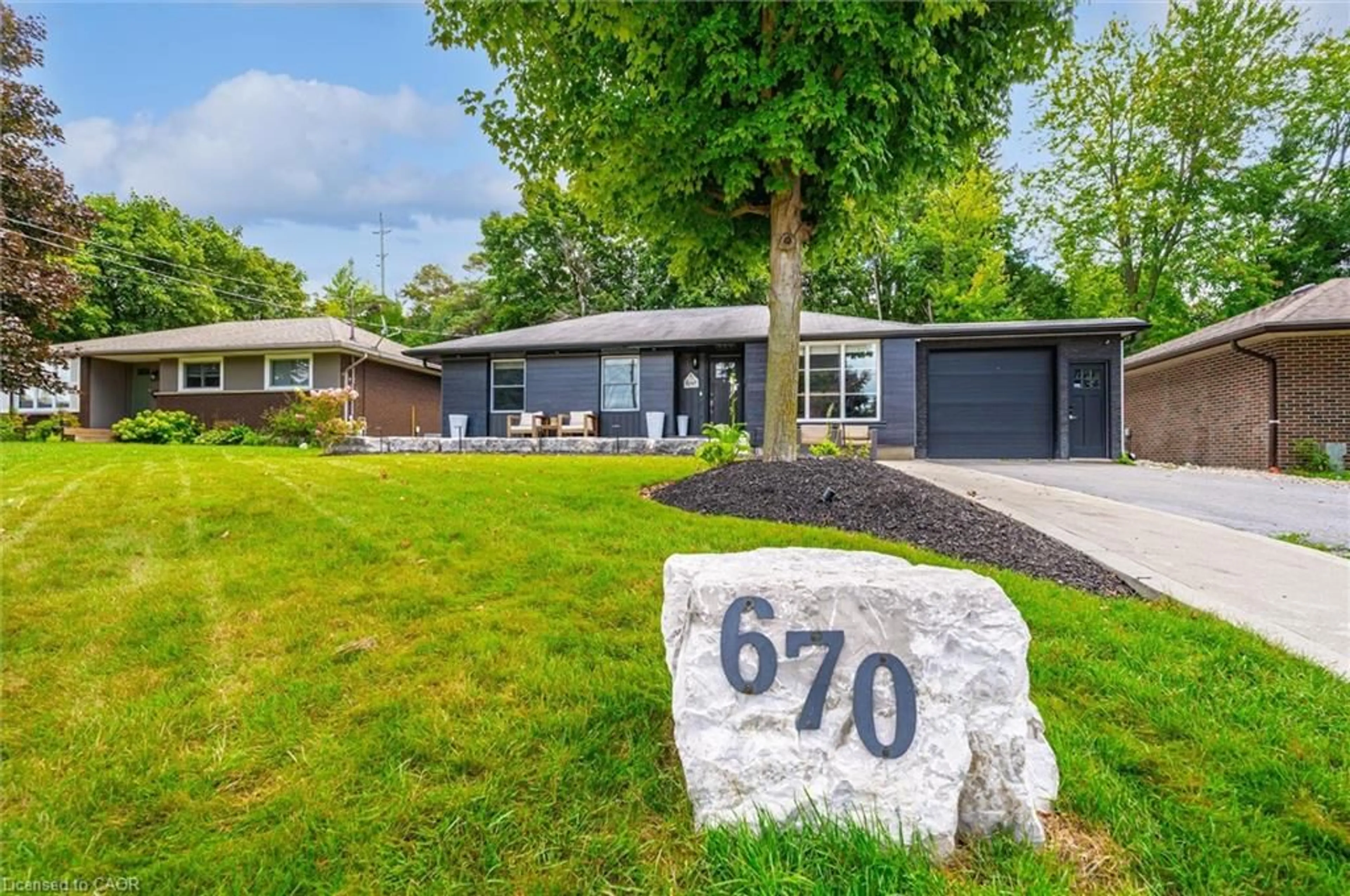 Home with brick exterior material, street for 670 Ferrier St, Fergus Ontario N1M 1W8