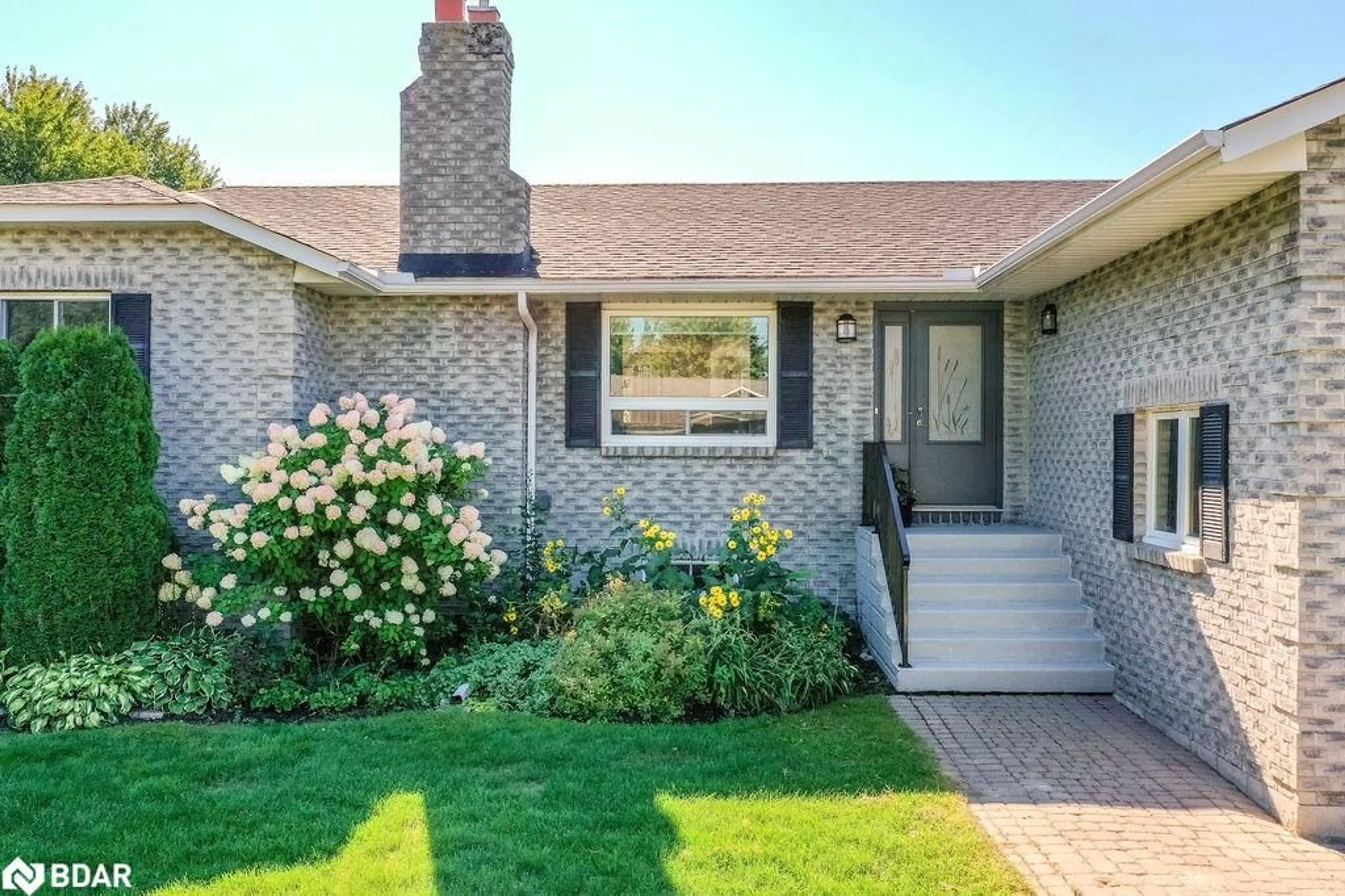 Home with brick exterior material, street for 3 Maple Gate, Brechin Ontario L0K 1B0