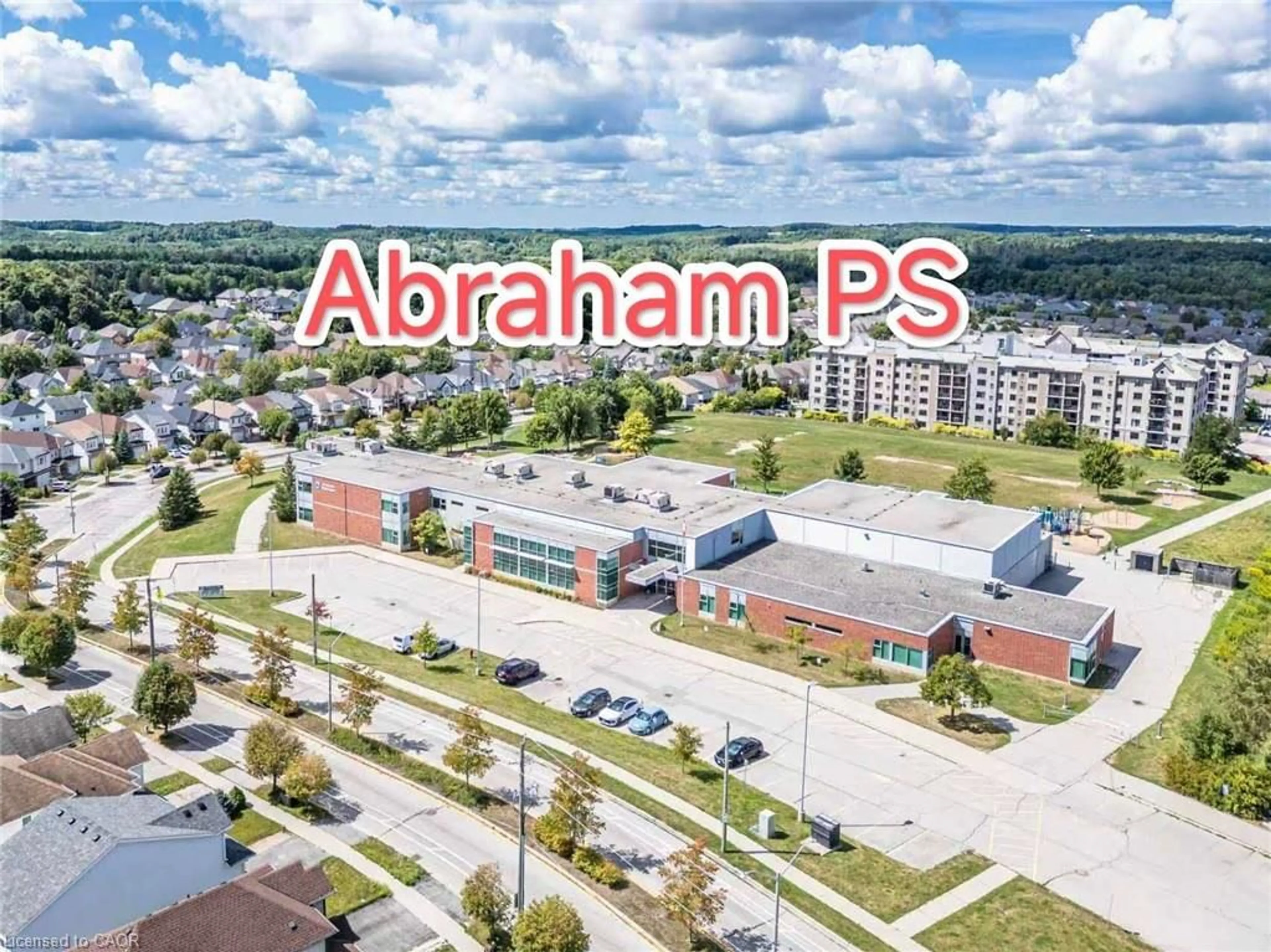 A pic from outside/outdoor area/front of a property/back of a property/a pic from drone, street for 619 Wild Ginger Ave #G42, Waterloo Ontario N2V 2X1