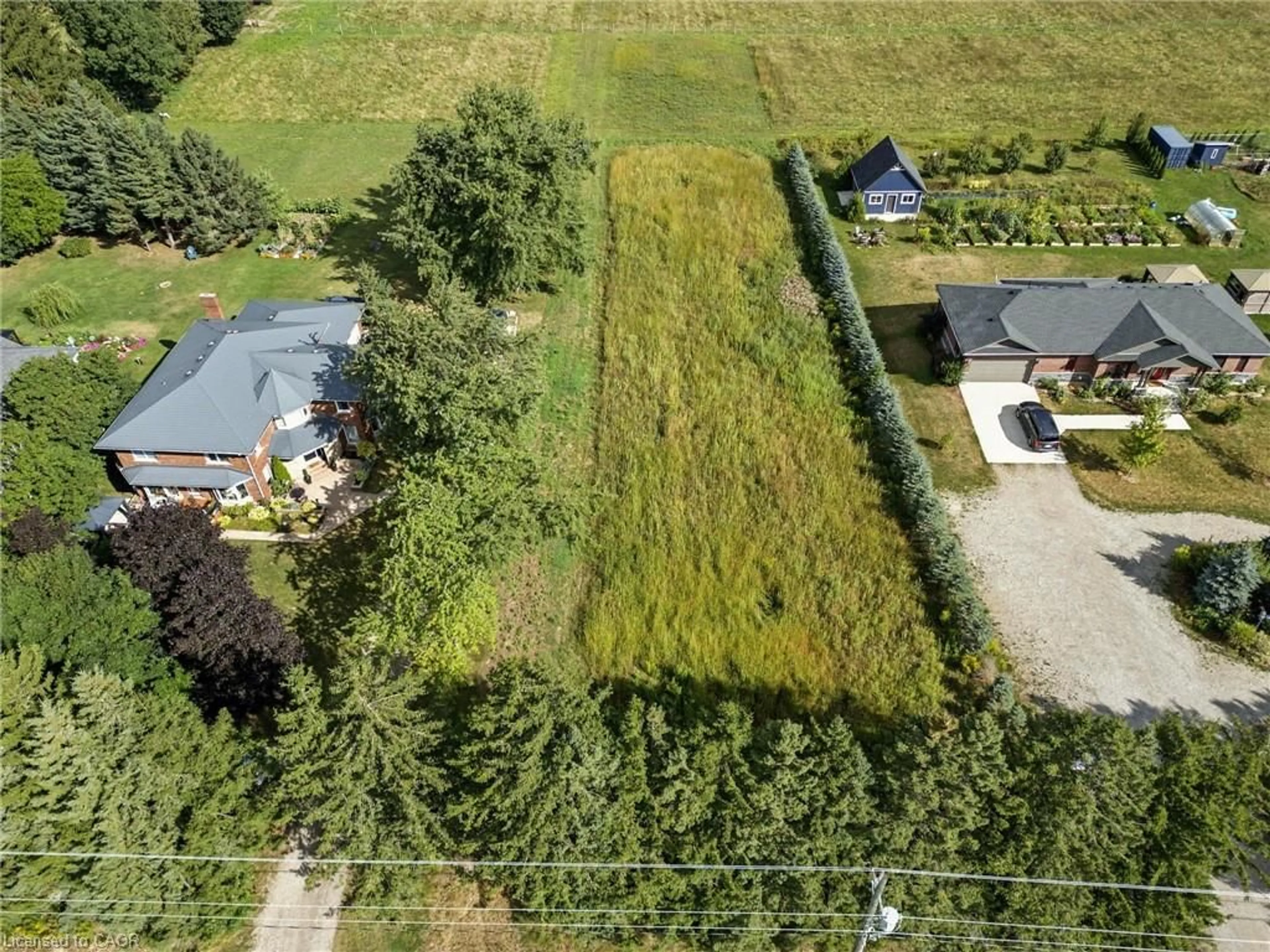 A pic from outside/outdoor area/front of a property/back of a property/a pic from drone, street for N/A Wrigley Rd, Ayr Ontario N0B 1E0