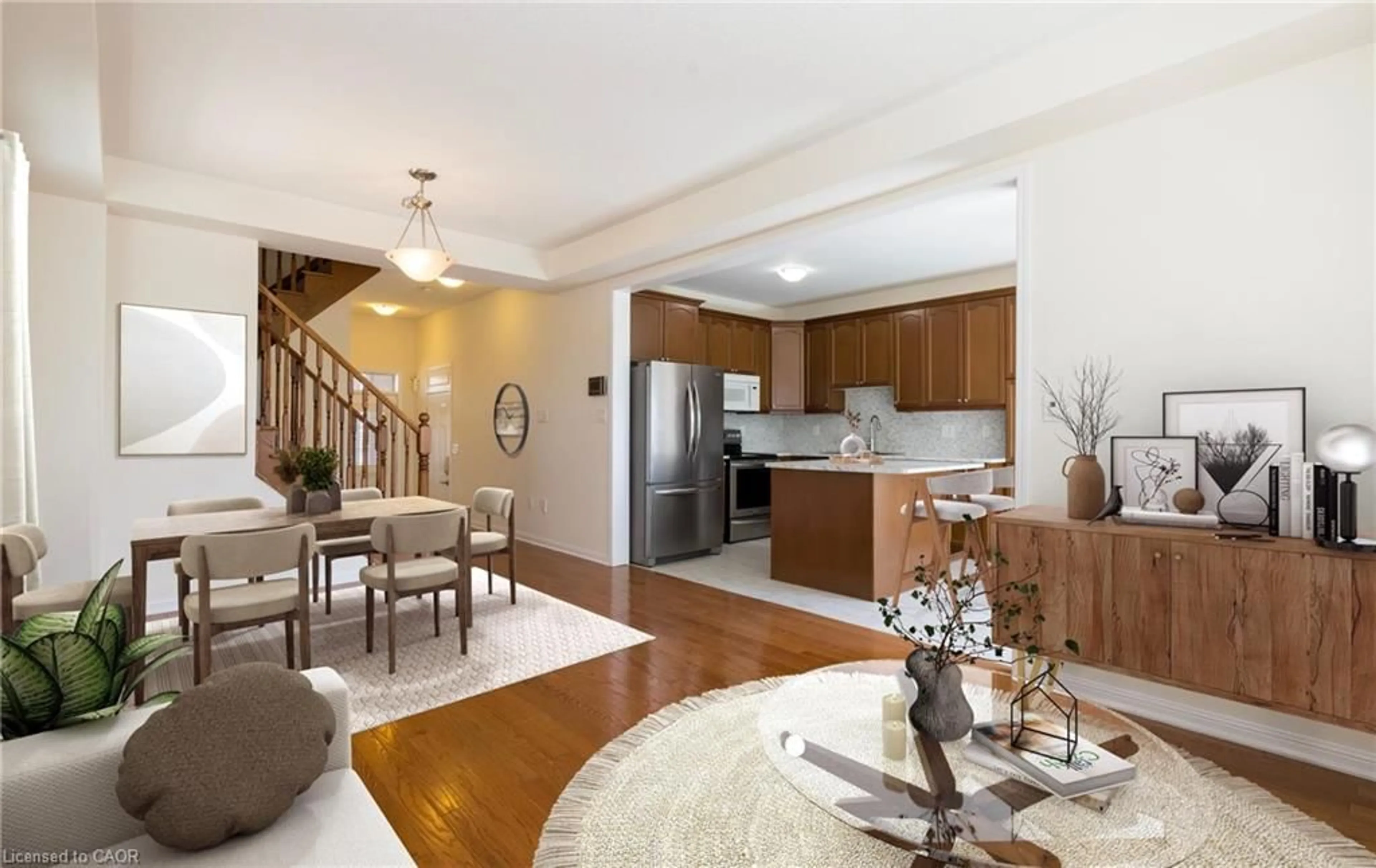 Open concept kitchen, unknown for 4 Robert Parkinson Dr, Brampton Ontario L7A 0Y3