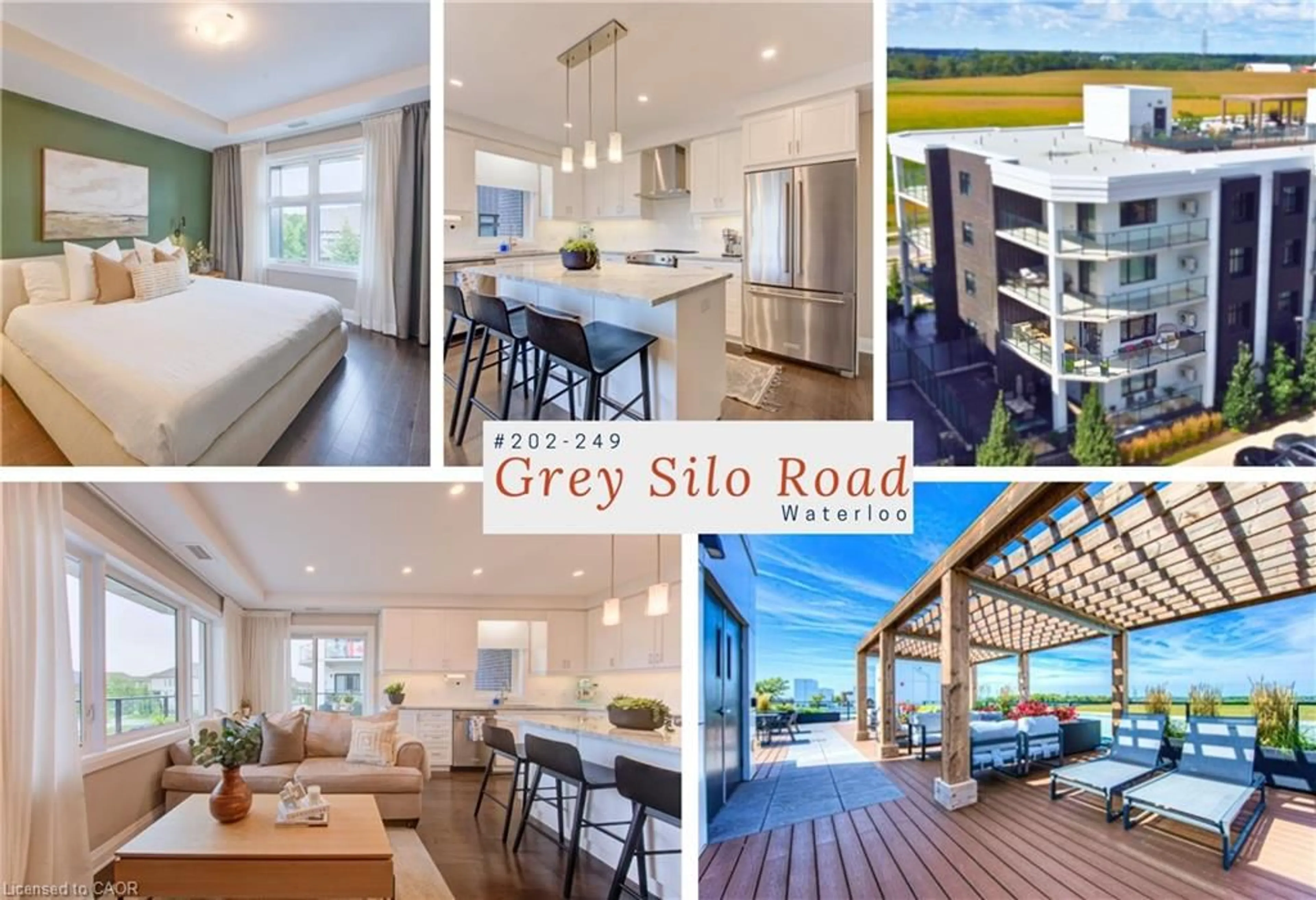 Open concept kitchen, unknown for 249 Grey Silo Rd #202, Waterloo Ontario N2K 0G8