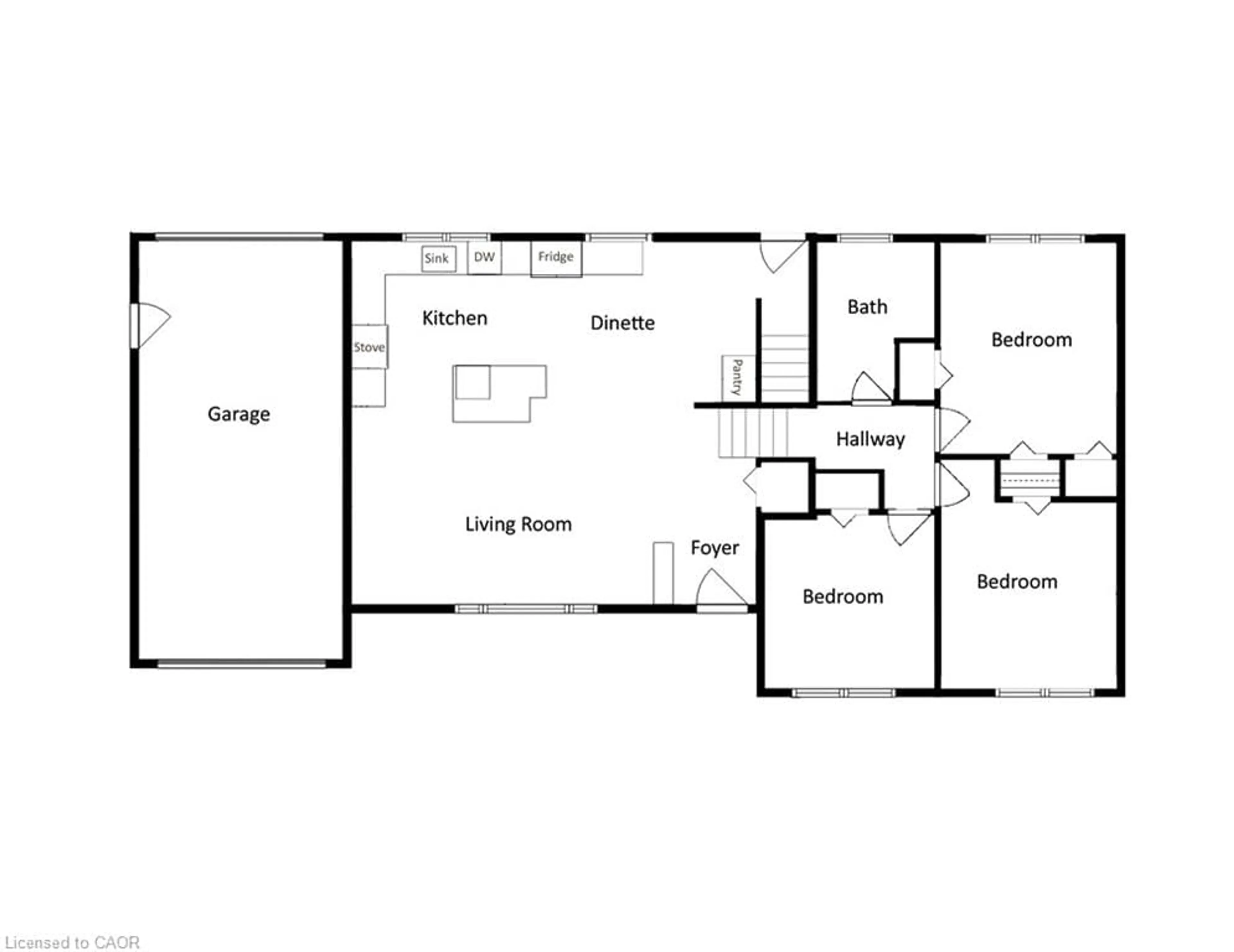 Floor plan for 12 Sunset Dr, Simcoe Ontario N3Y 3G3