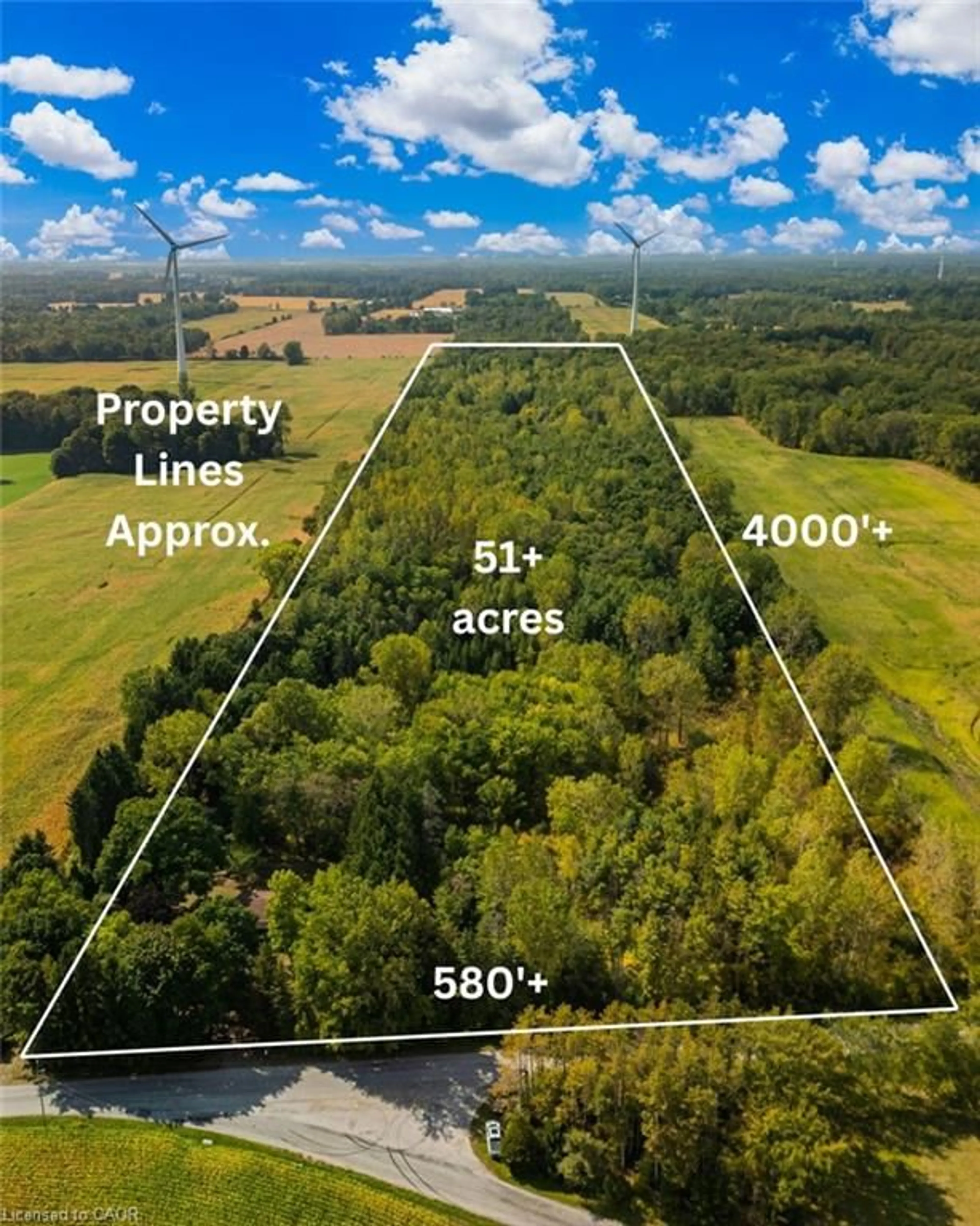 A pic from outside/outdoor area/front of a property/back of a property/a pic from drone, forest/trees view for 927 Wainfleet/Dunnville Townline Rd, Dunnville Ontario N0A 1K0