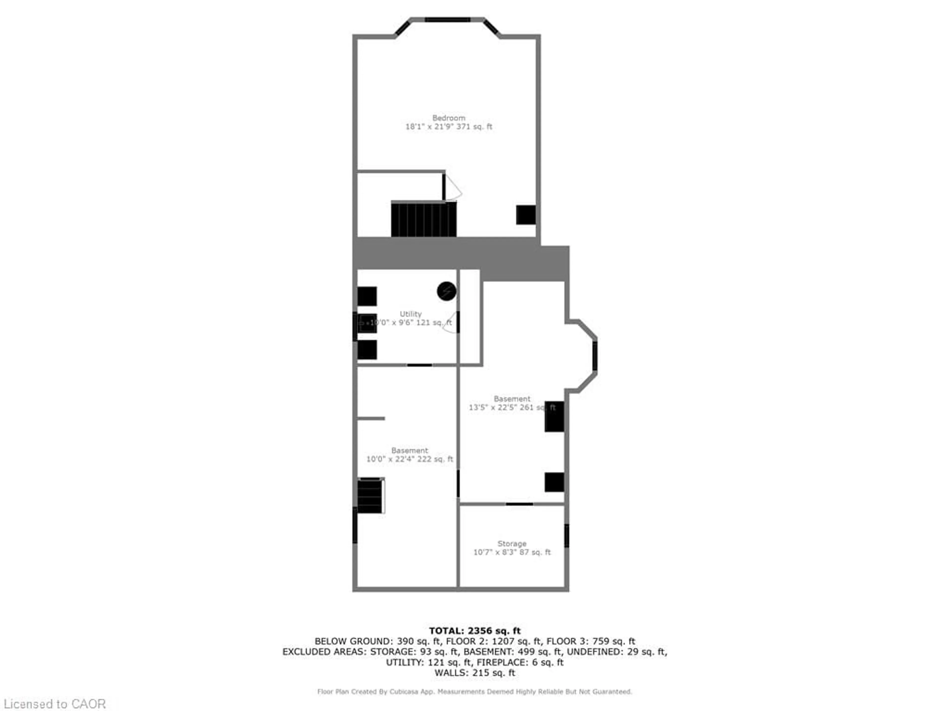 Floor plan for 81 Hall St, Ayr Ontario N0B 1E0