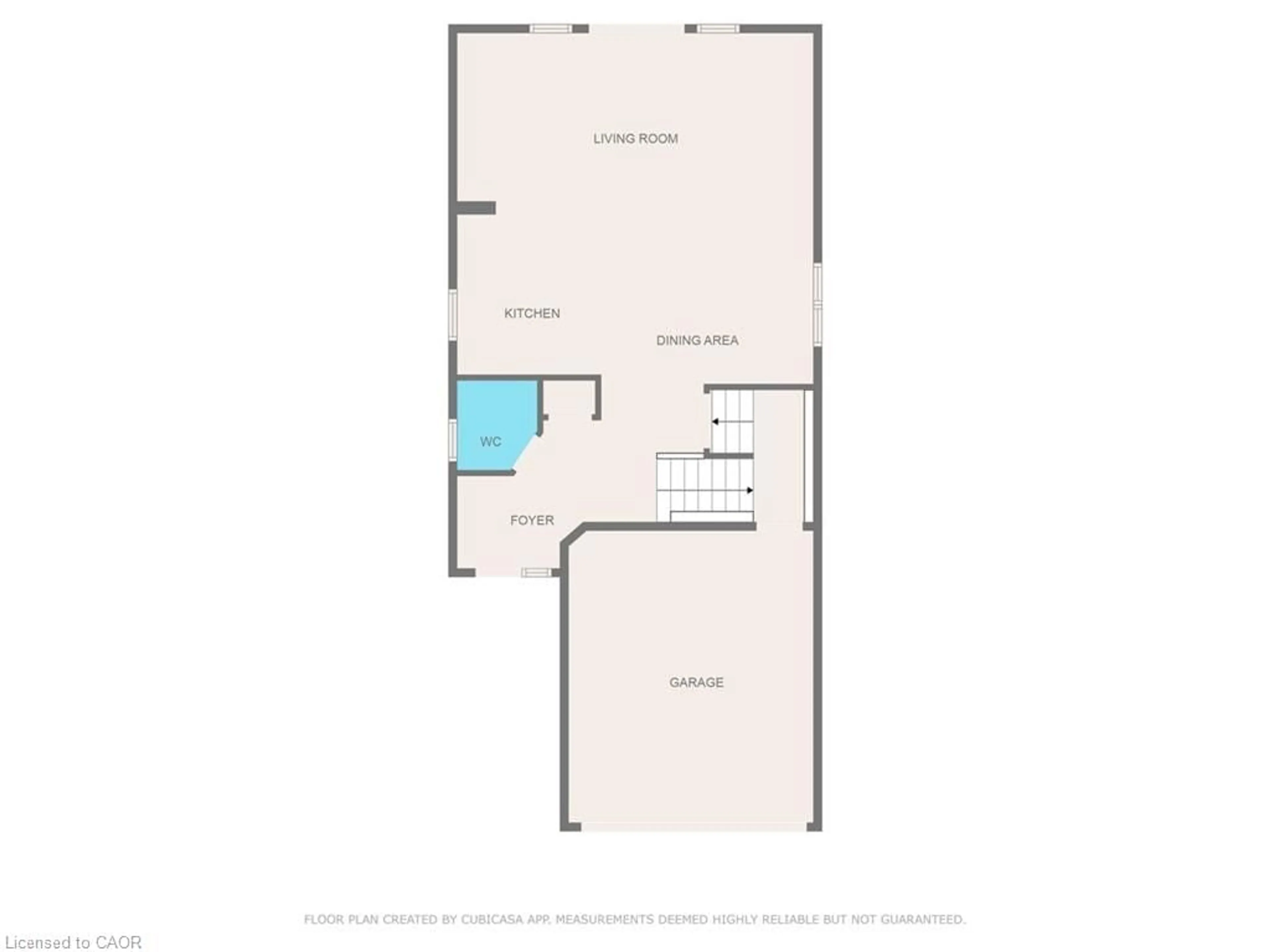 Floor plan for 51 Peach Blossom Cres, Kitchener Ontario N2E 3Z7