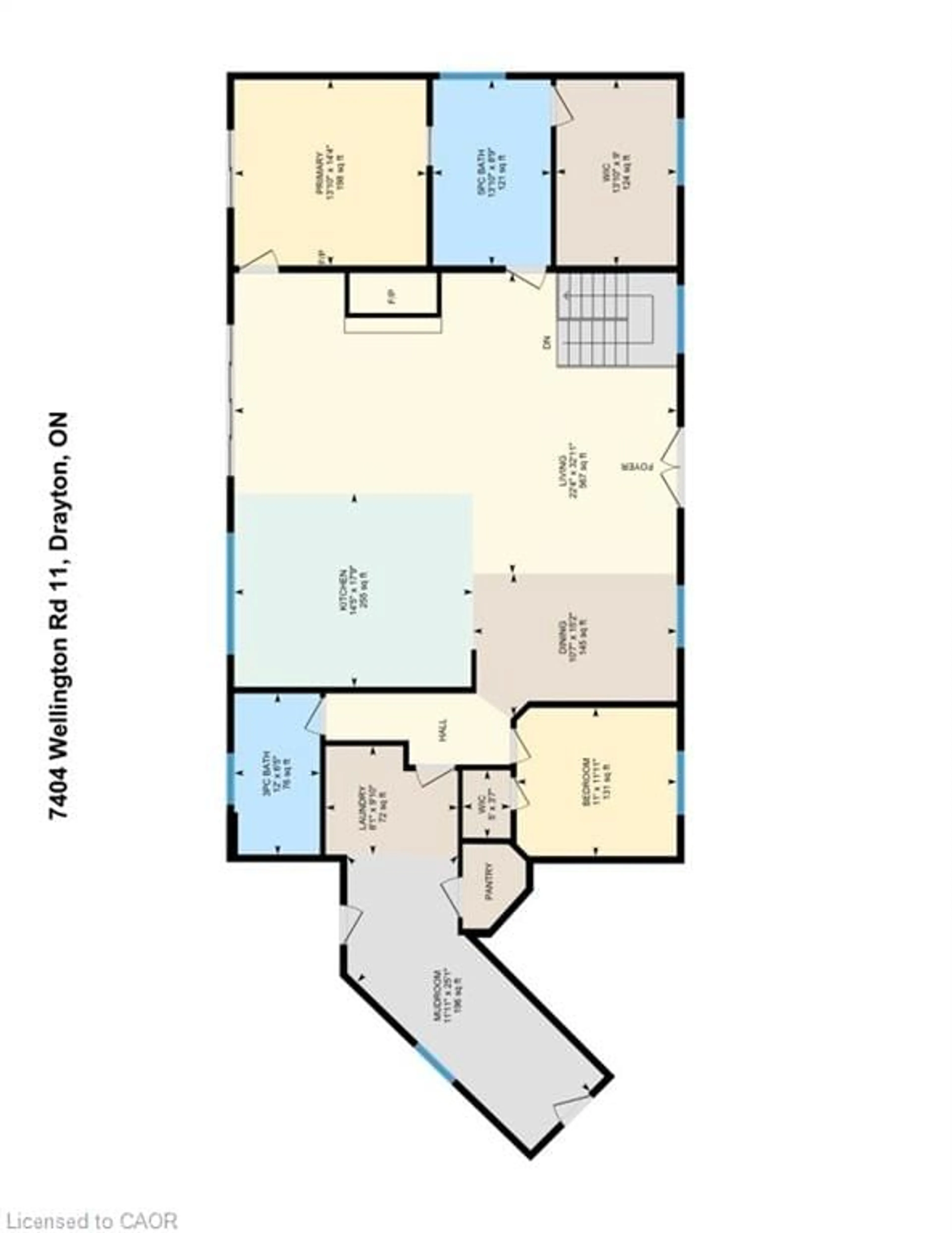 Floor plan for 7404 Wellington Road 11, Drayton Ontario N0G 2K0