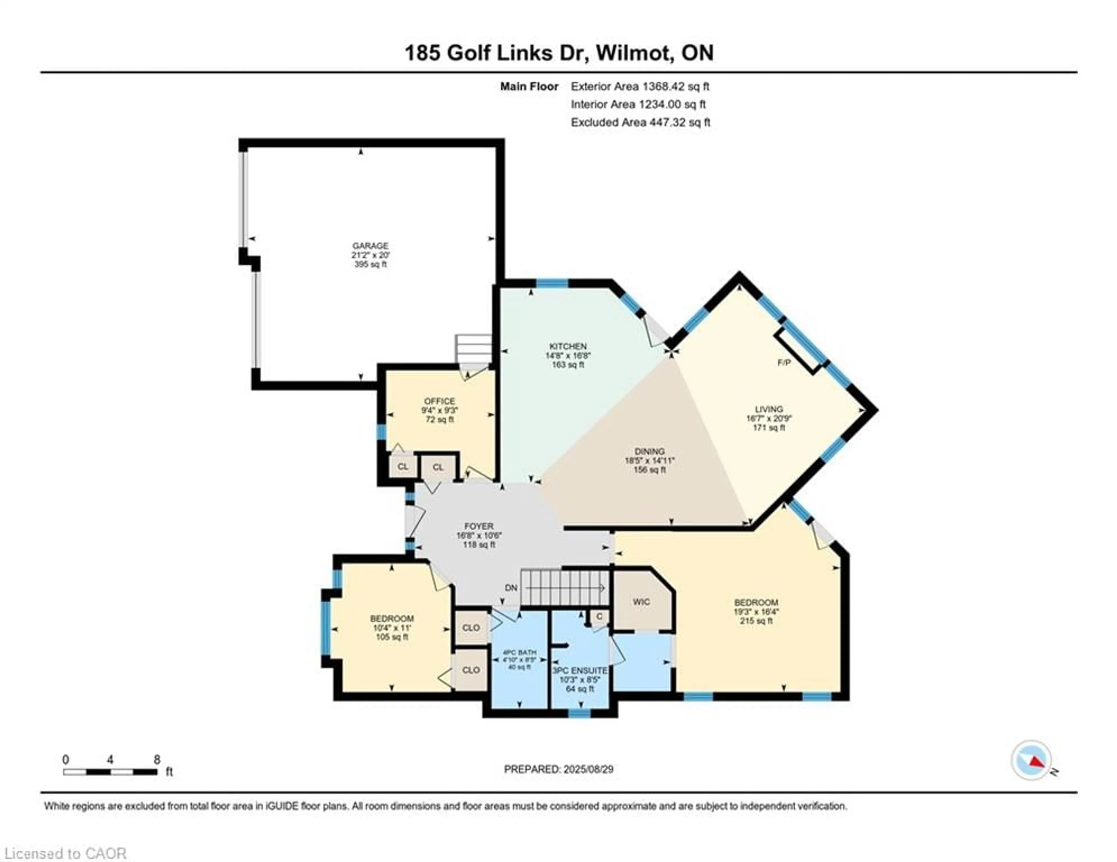 Floor plan for 185 Golf Links Dr #176, Baden Ontario N3A 3N9