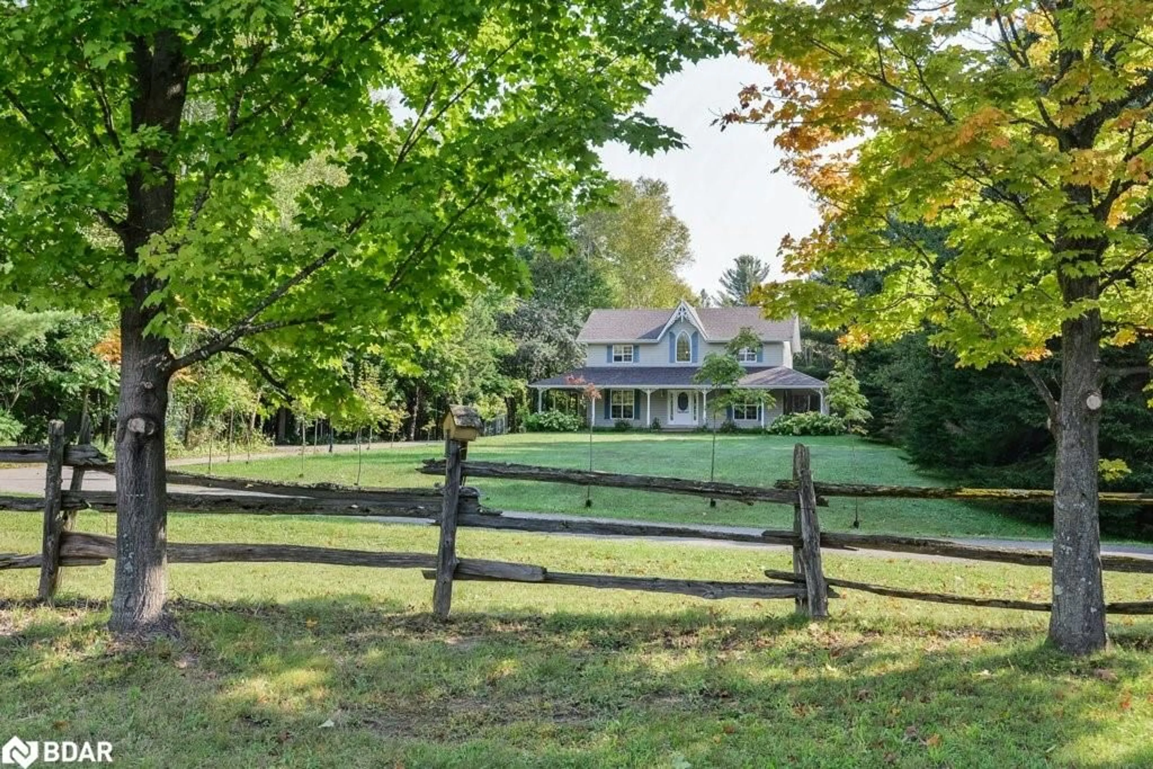 A pic from outside/outdoor area/front of a property/back of a property/a pic from drone, unknown for 1390 Warminster Sideroad, Oro-Medonte Ontario L0K 2G0