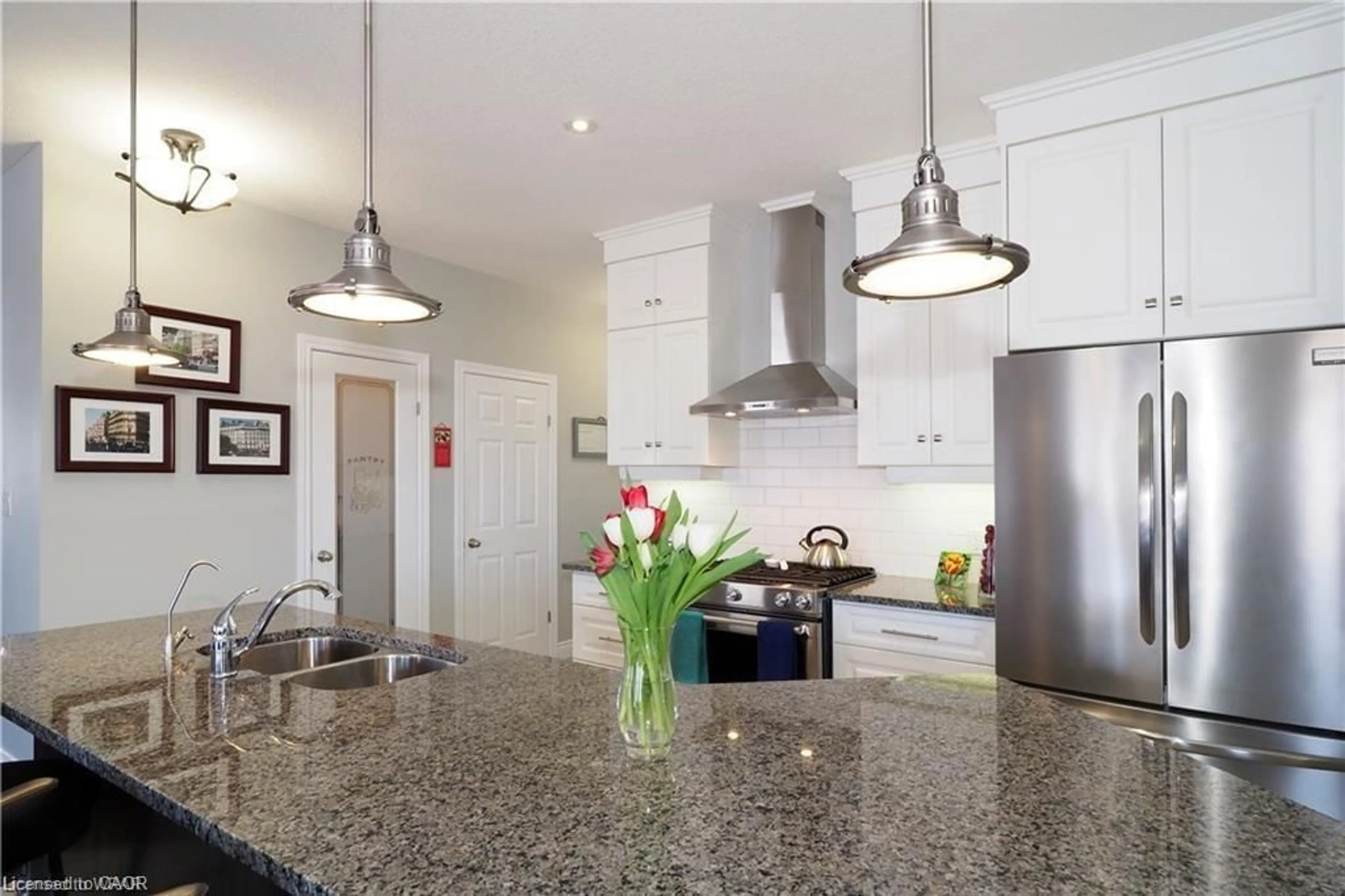 Contemporary kitchen, ceramic/tile floor for 64 English Cres, Plattsville Ontario N0J 1S0