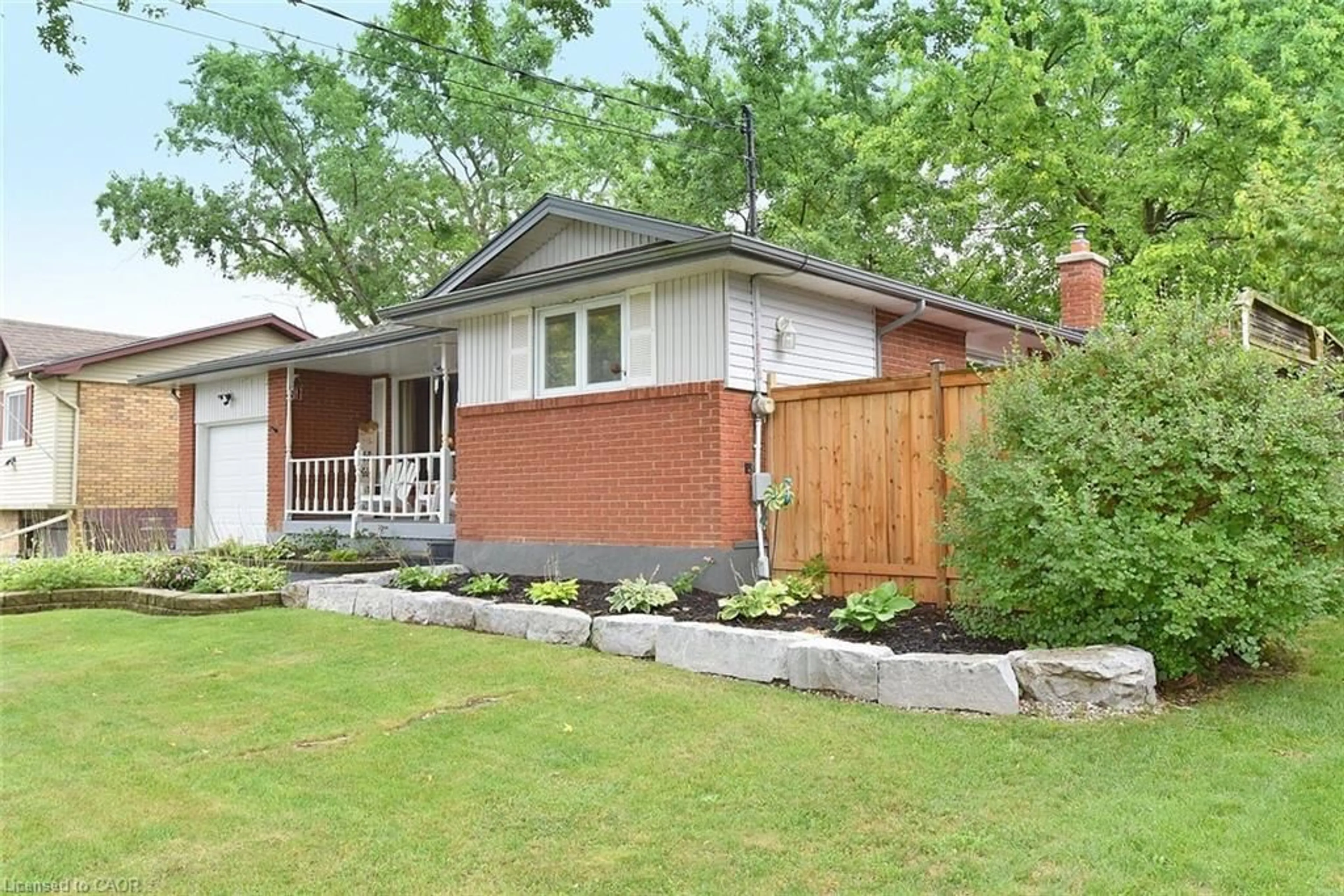 Home with brick exterior material, street for 237 Mac Crae Dr, Caledonia Ontario N3W 1K5