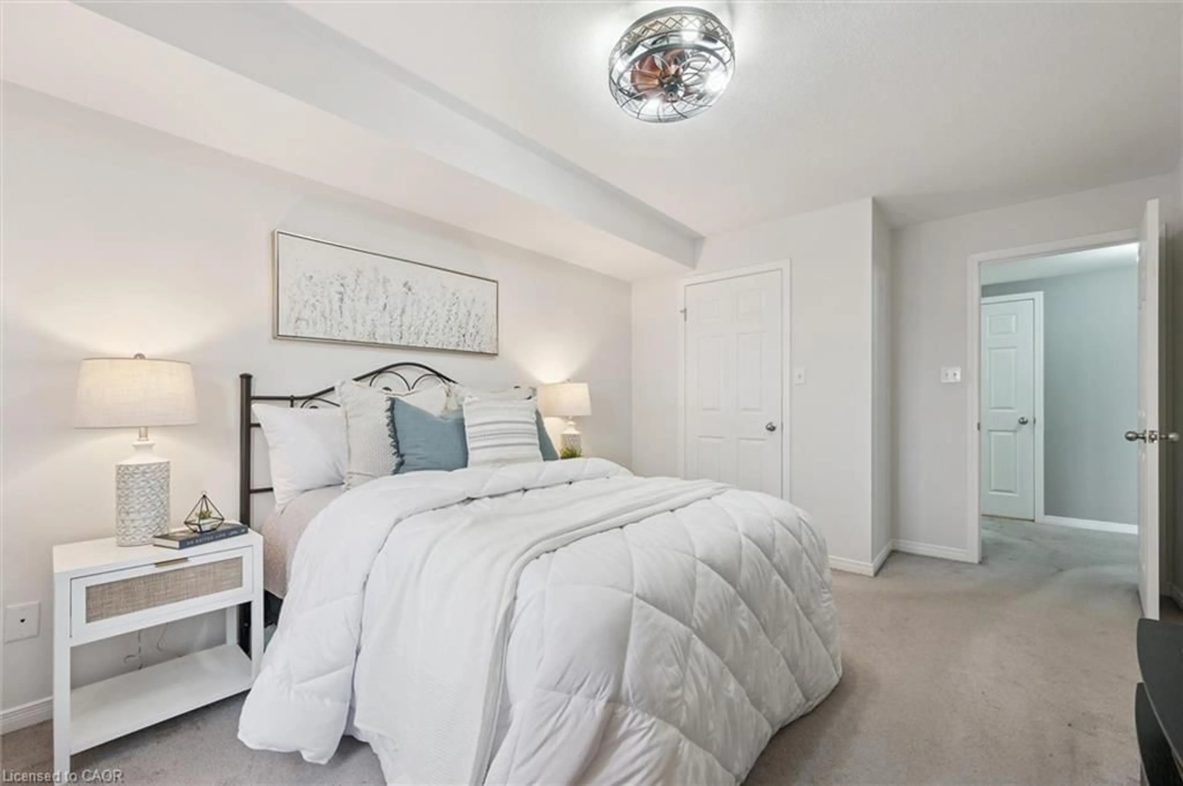 Bedroom with bed, unknown for 345 Fisher Mills Rd #305, Cambridge Ontario N3C 0E5