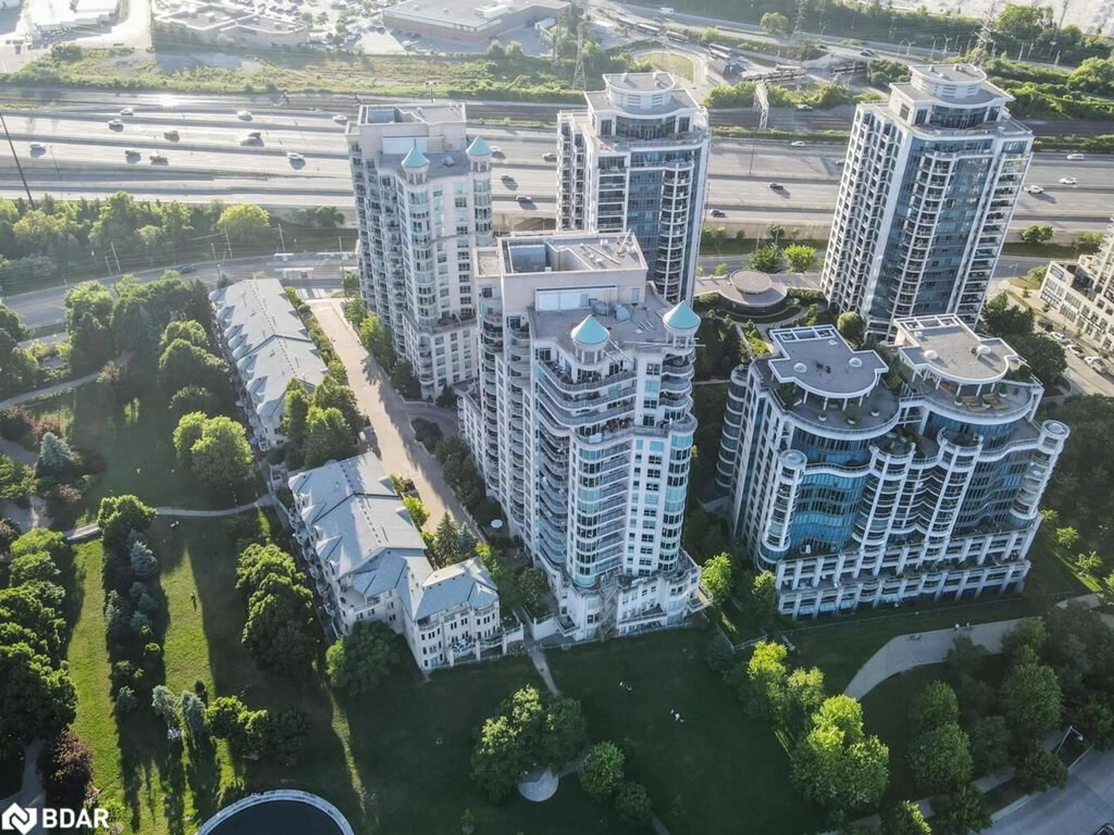 A pic from outside/outdoor area/front of a property/back of a property/a pic from drone, city buildings view from balcony for 2111 Lake Shore Blvd #719, Toronto Ontario M8V 4B2