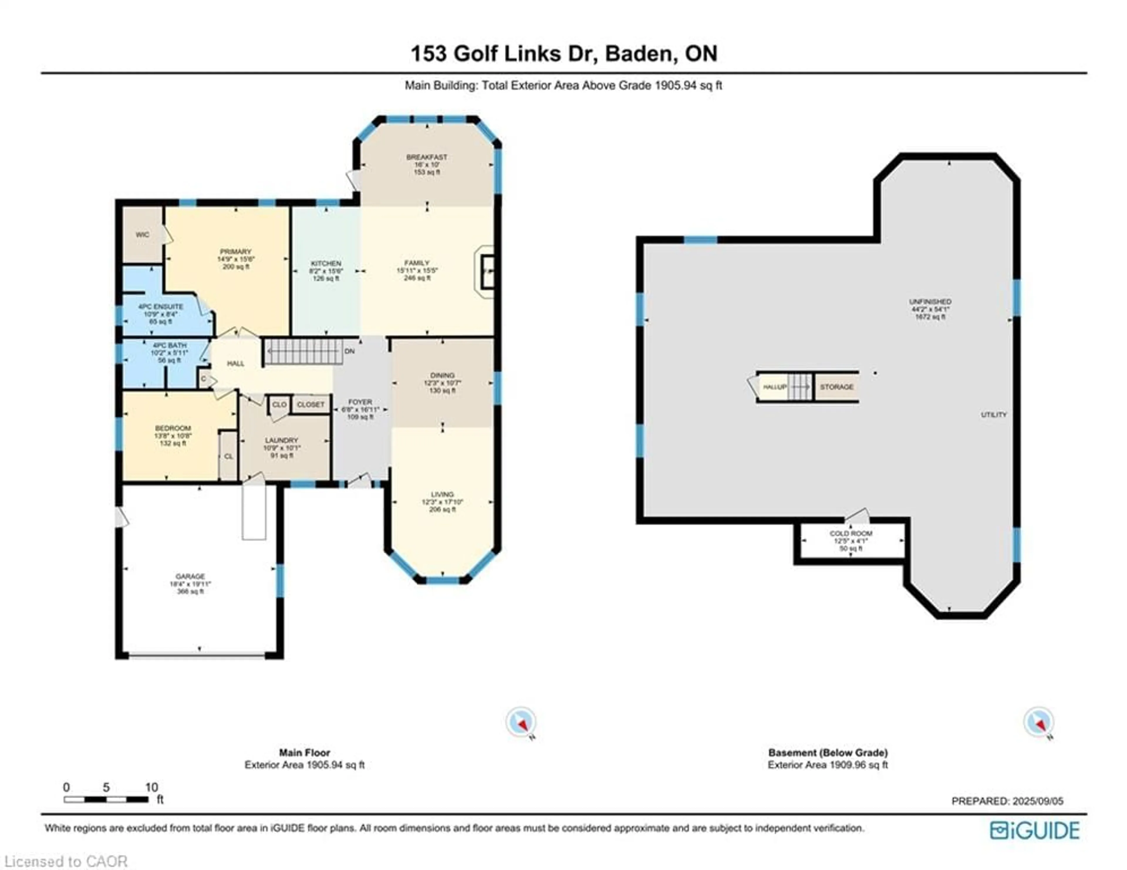 Floor plan for 153 Golf Links Dr #139, Baden Ontario N3A 3N8