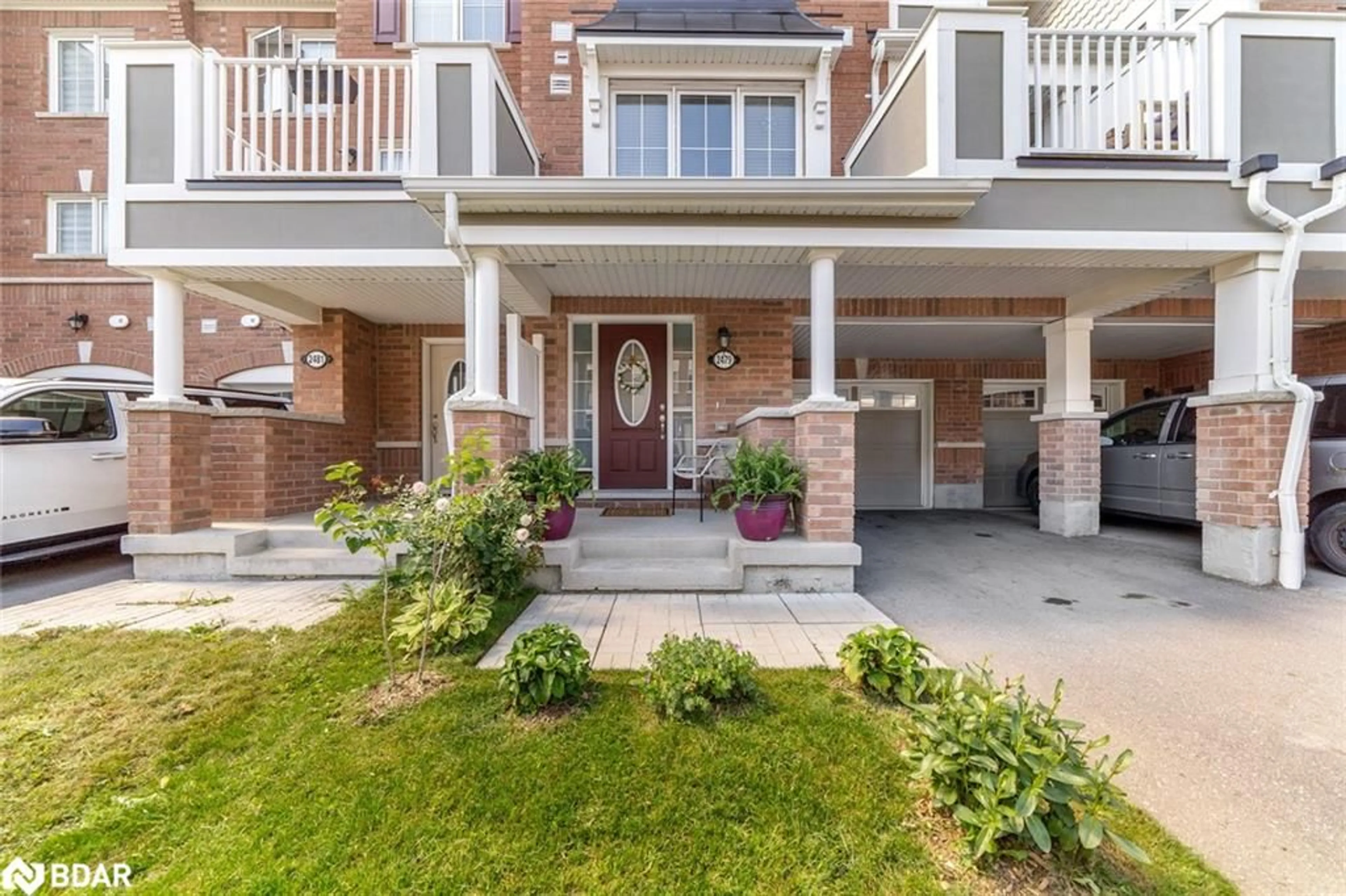 Home with brick exterior material, street for 2479 Fall Harvest Crescent, Pickering Ontario L1X 0G1