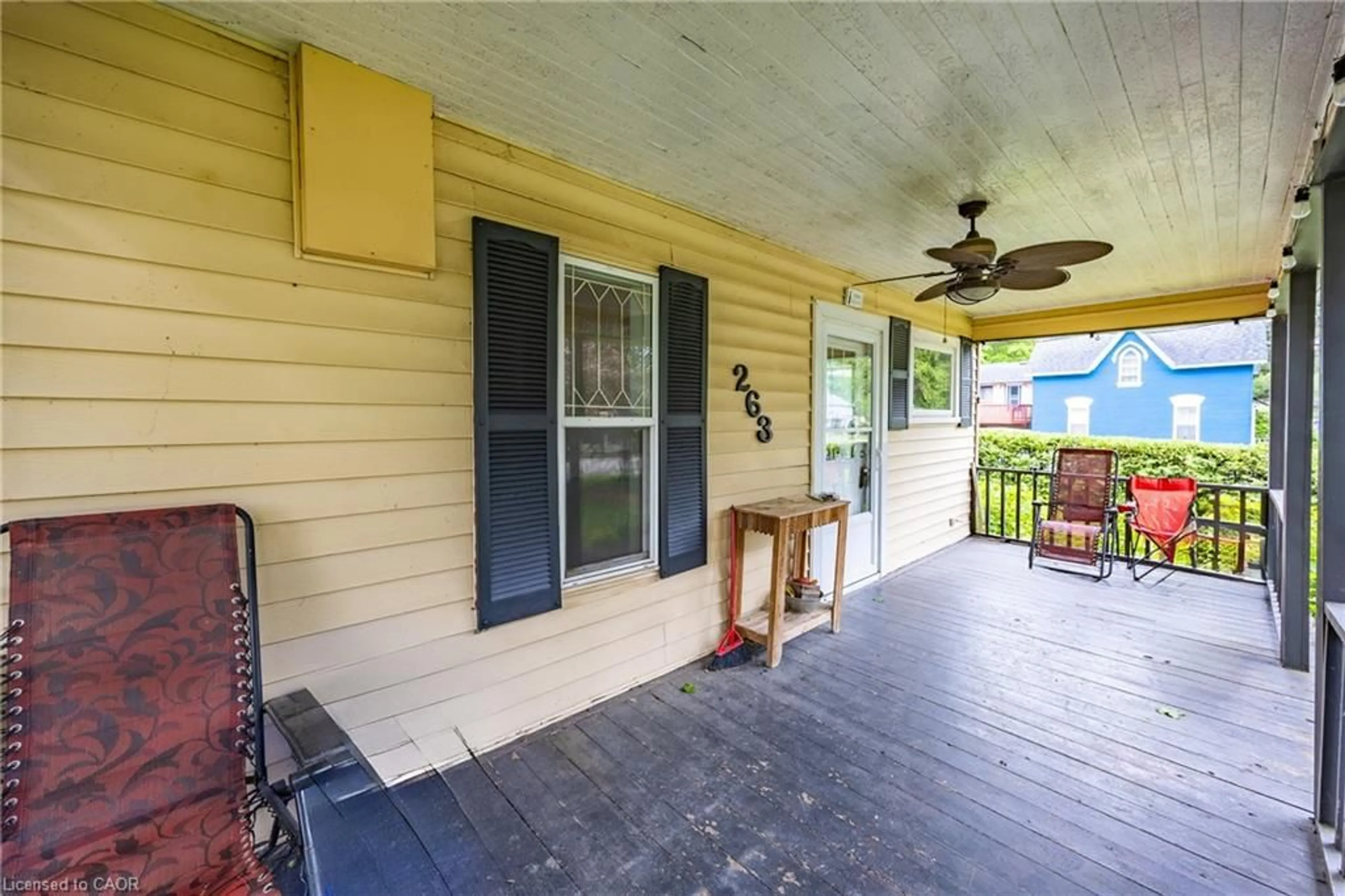 Patio, street for 263 Main St, Otterville Ontario N0J 1R0