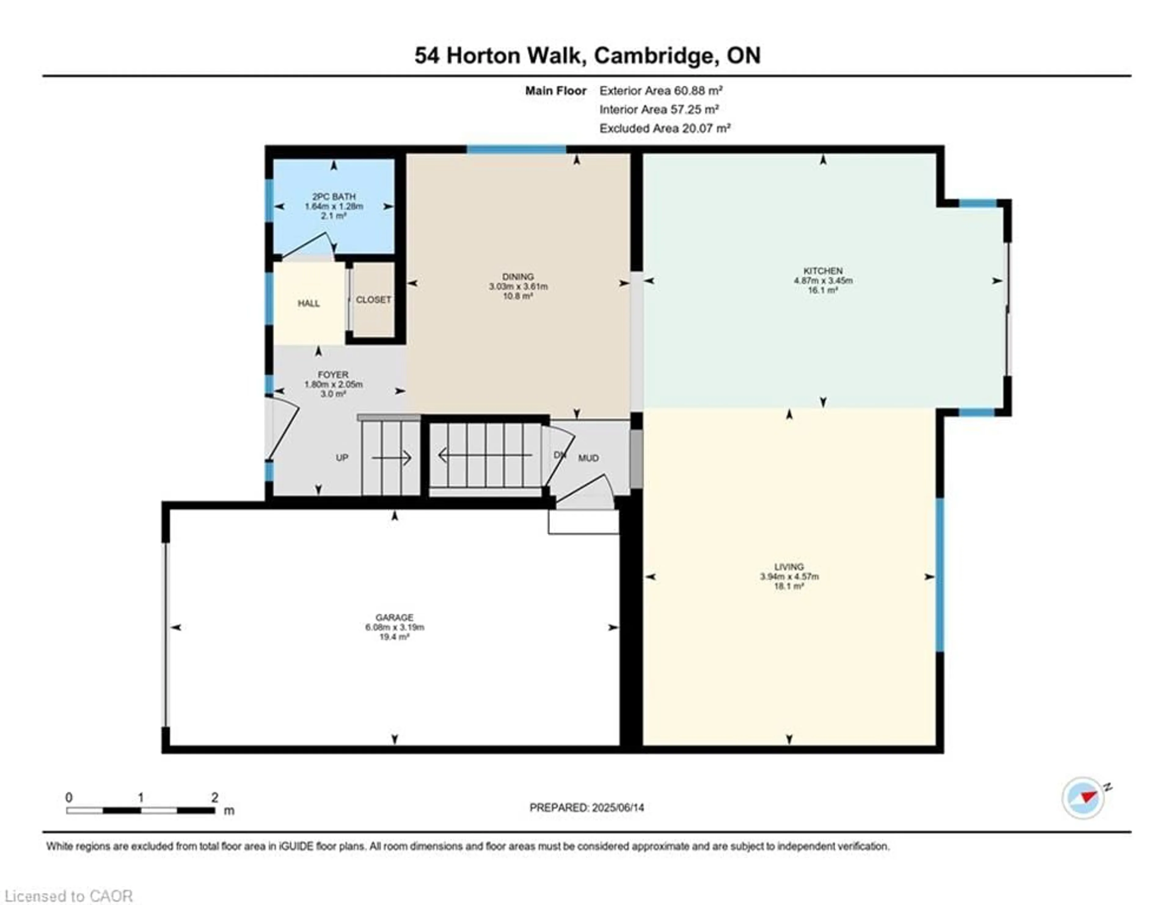 Floor plan for 54 Horton Walk, Cambridge Ontario N3C 0C7